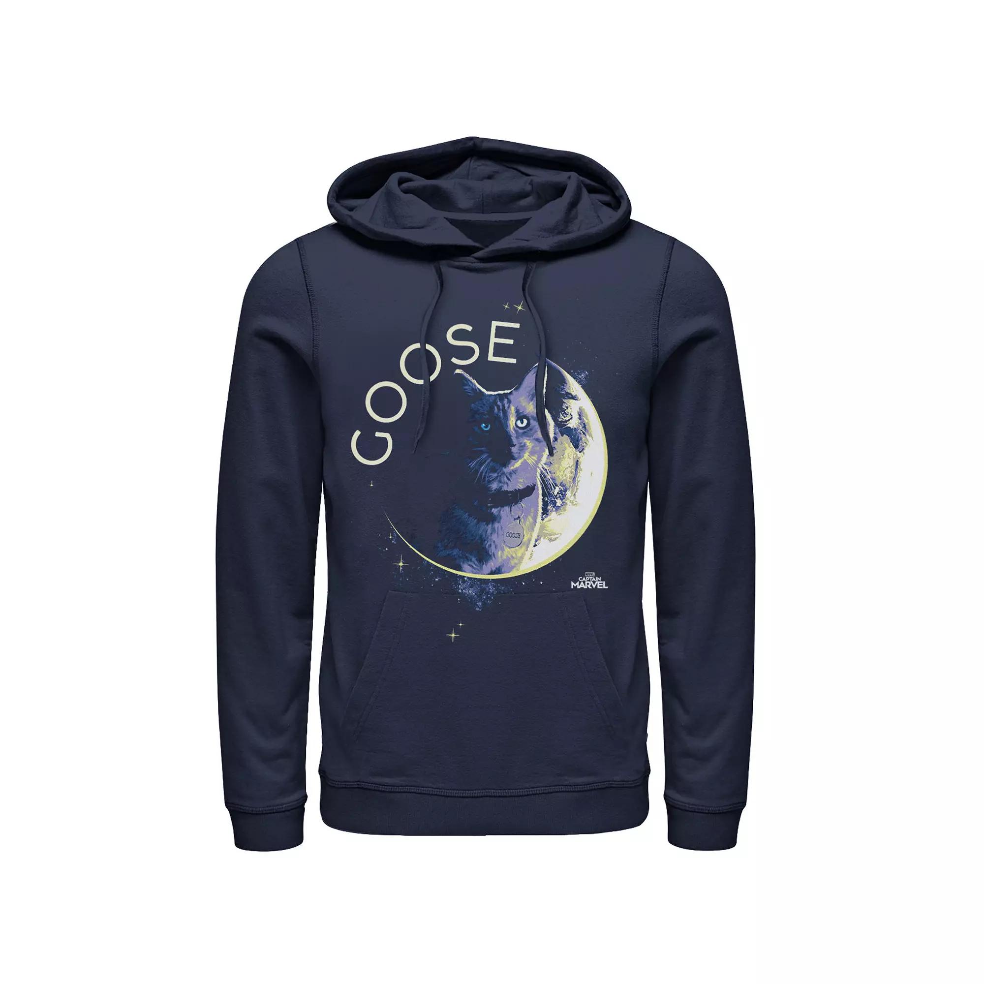 Men's Marvel Captain Marvel Goose Space Planet Portrait Hoodie,  Product Image