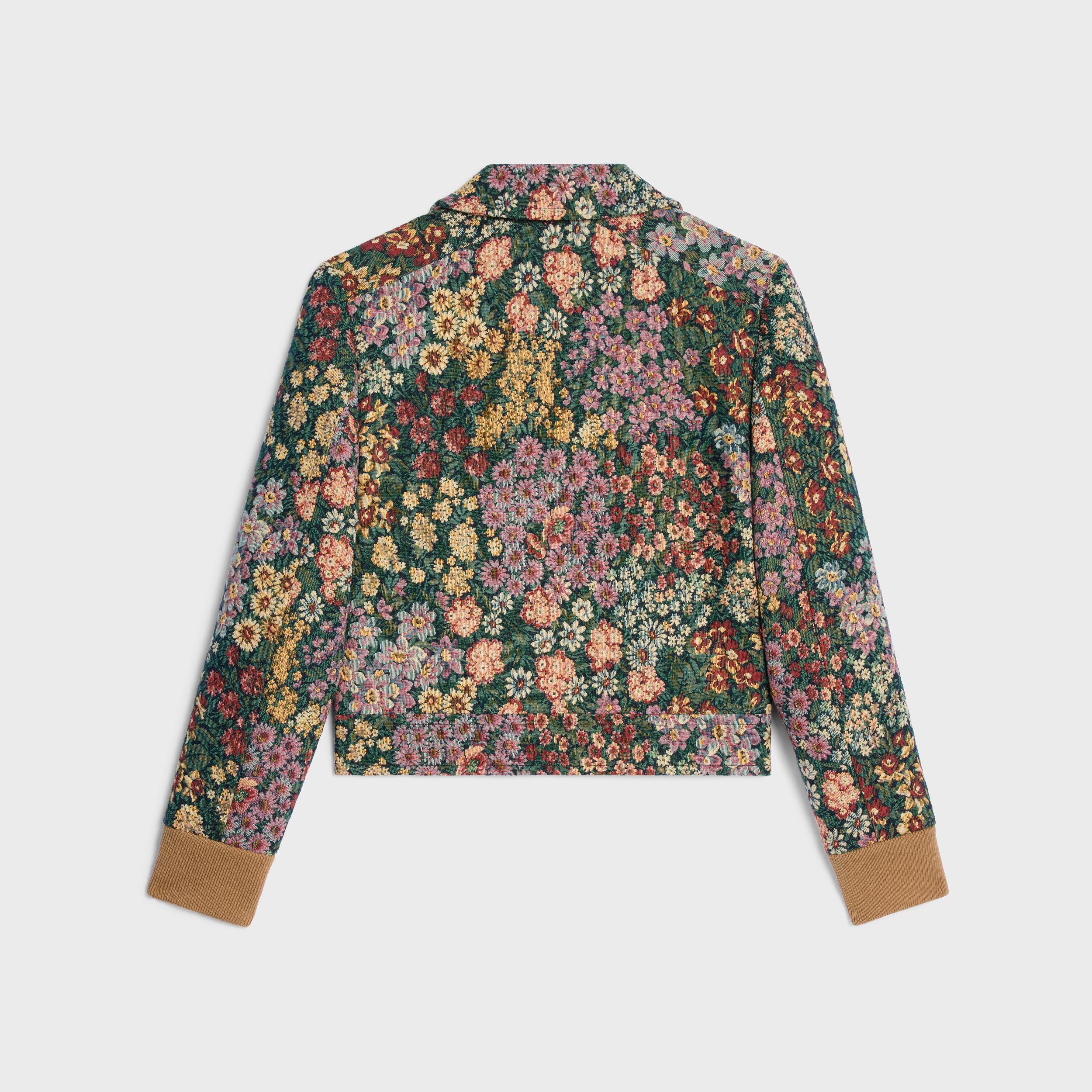 blouson jacket IN cotton jacquard Product Image