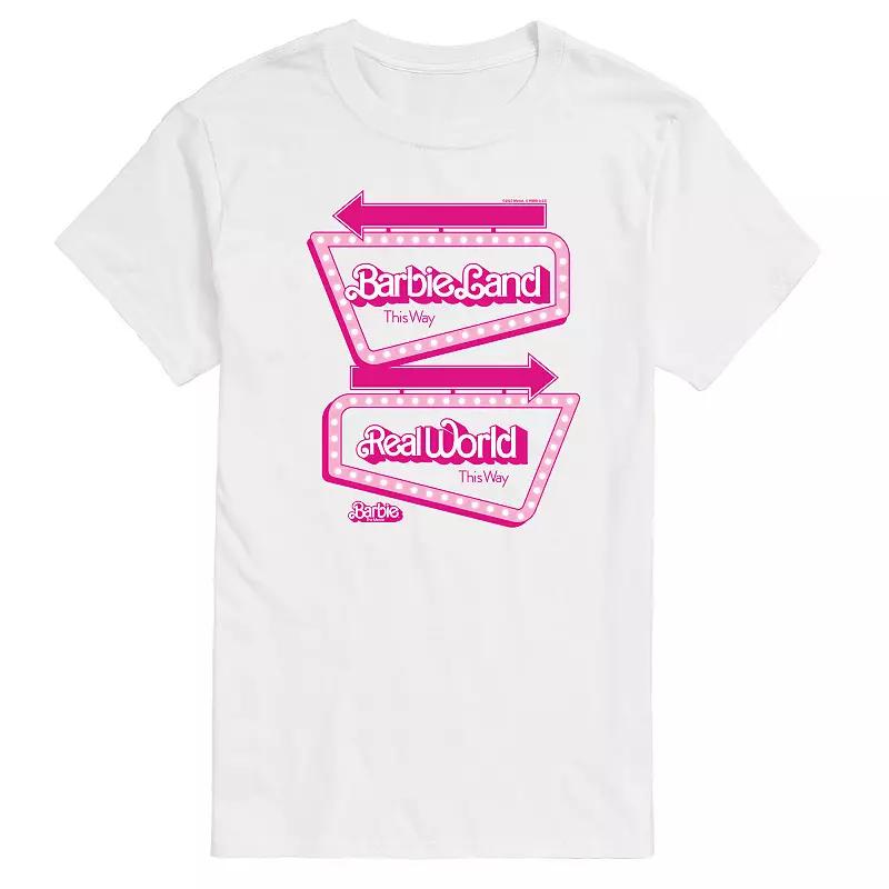 Big & Tall Barbie™ The Movie Barbieland Graphic Tee, Men's,  Product Image