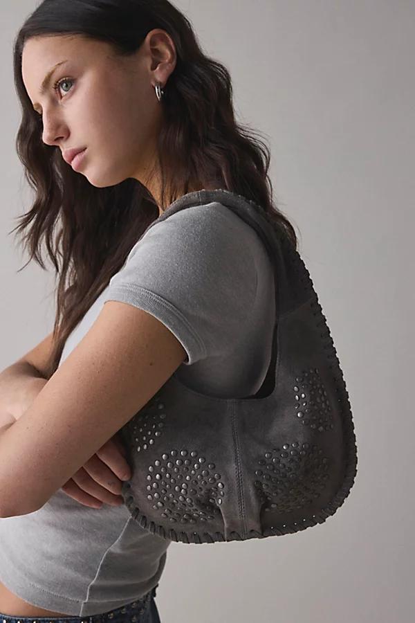 Silence + Noise Ivy Studded Suede Hobo Bag Womens at Urban Outfitters Product Image