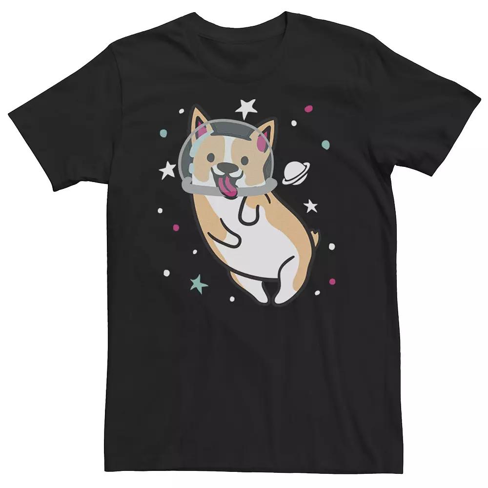 Men's Space Corgi Graphic Tee,  Product Image