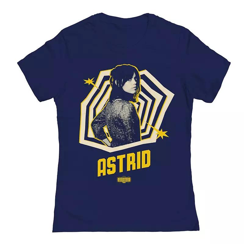 Junior's Astrid Pose Fill Beetlejuice Graphic Tee, Women's,  Product Image