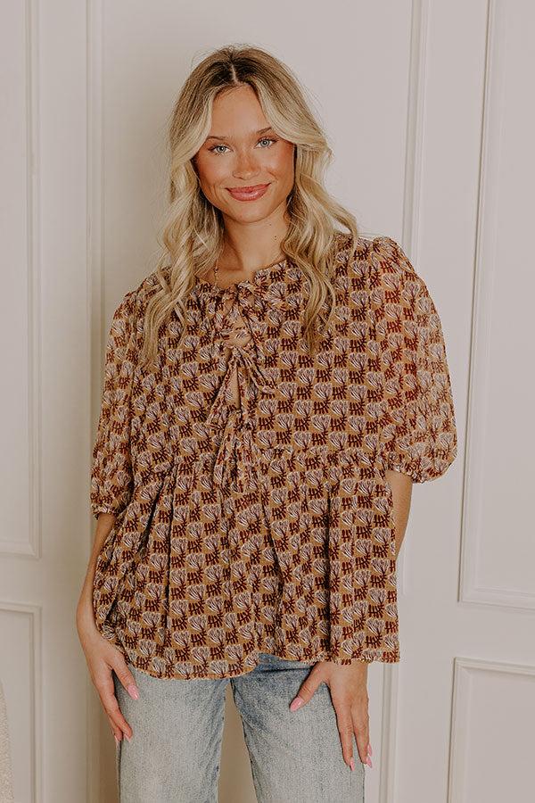 Whimsical Daydream Floral Top Product Image