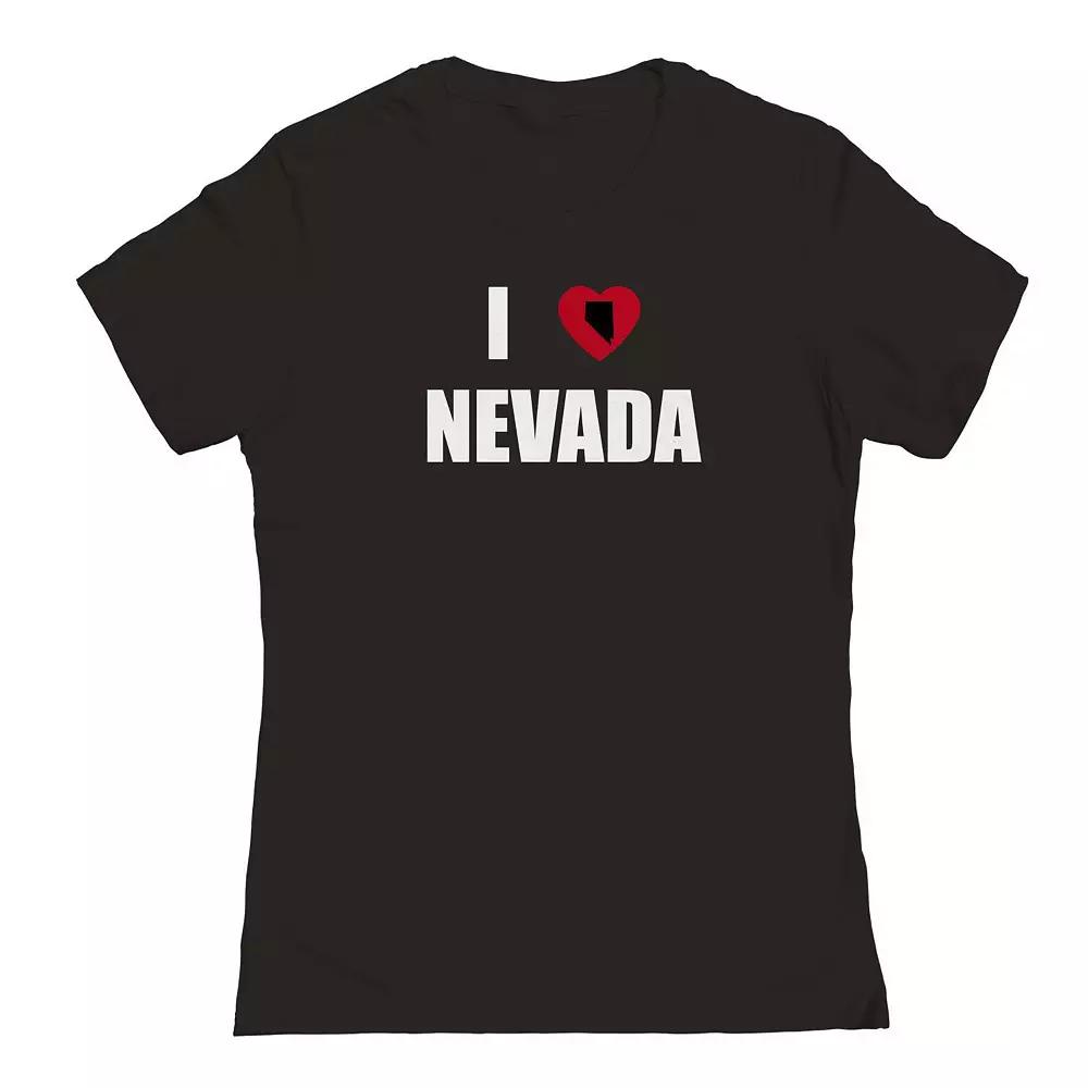 Junior's I Heart Nevada Graphic Tee, Women's,  Product Image
