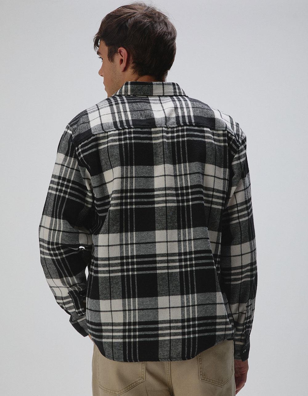 RSQ Mens Plaid Flannel - WHT/BLK Product Image