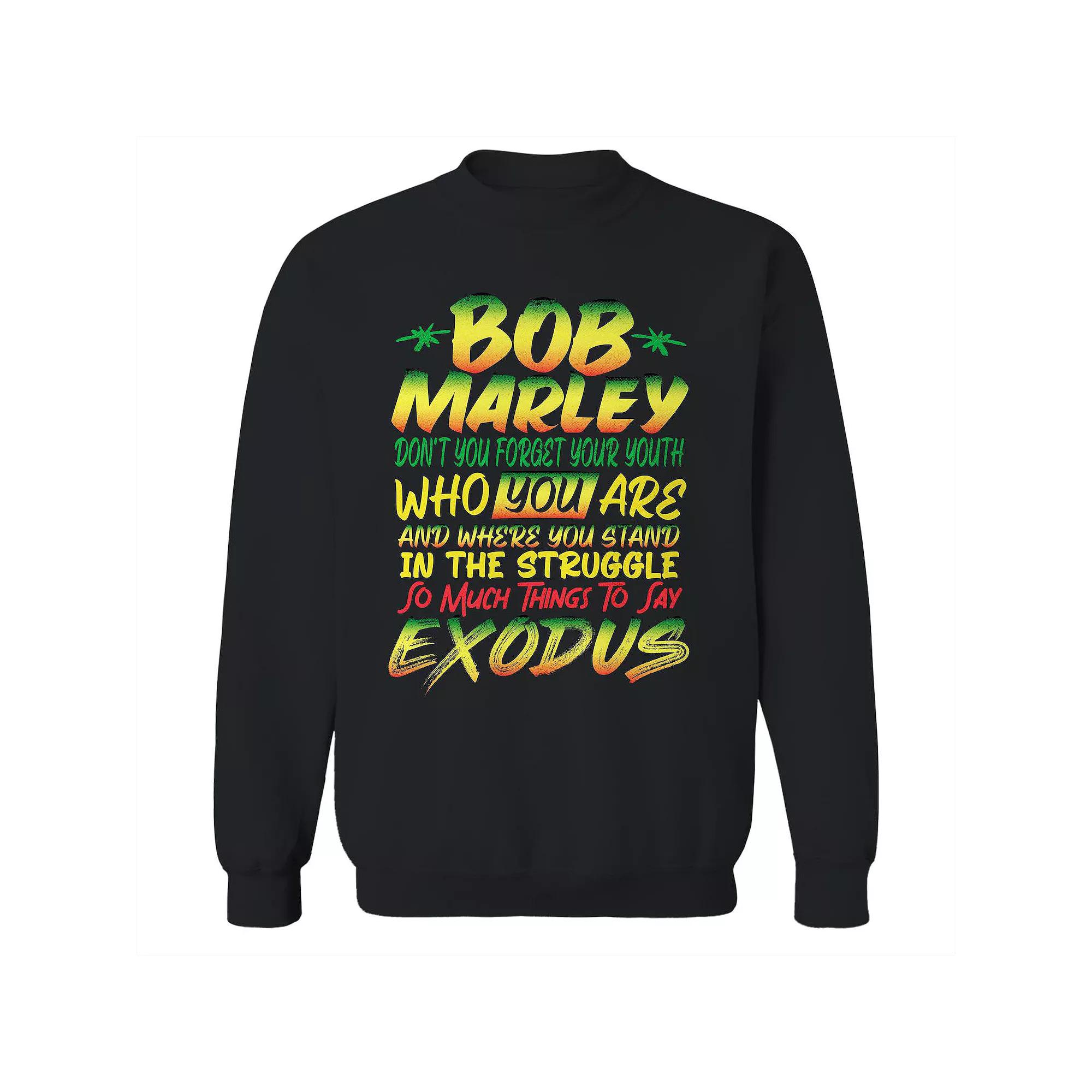 Junior's Bob Marley Don't You Forget Graphic Fleece Sweatshirt, Women's,  Product Image