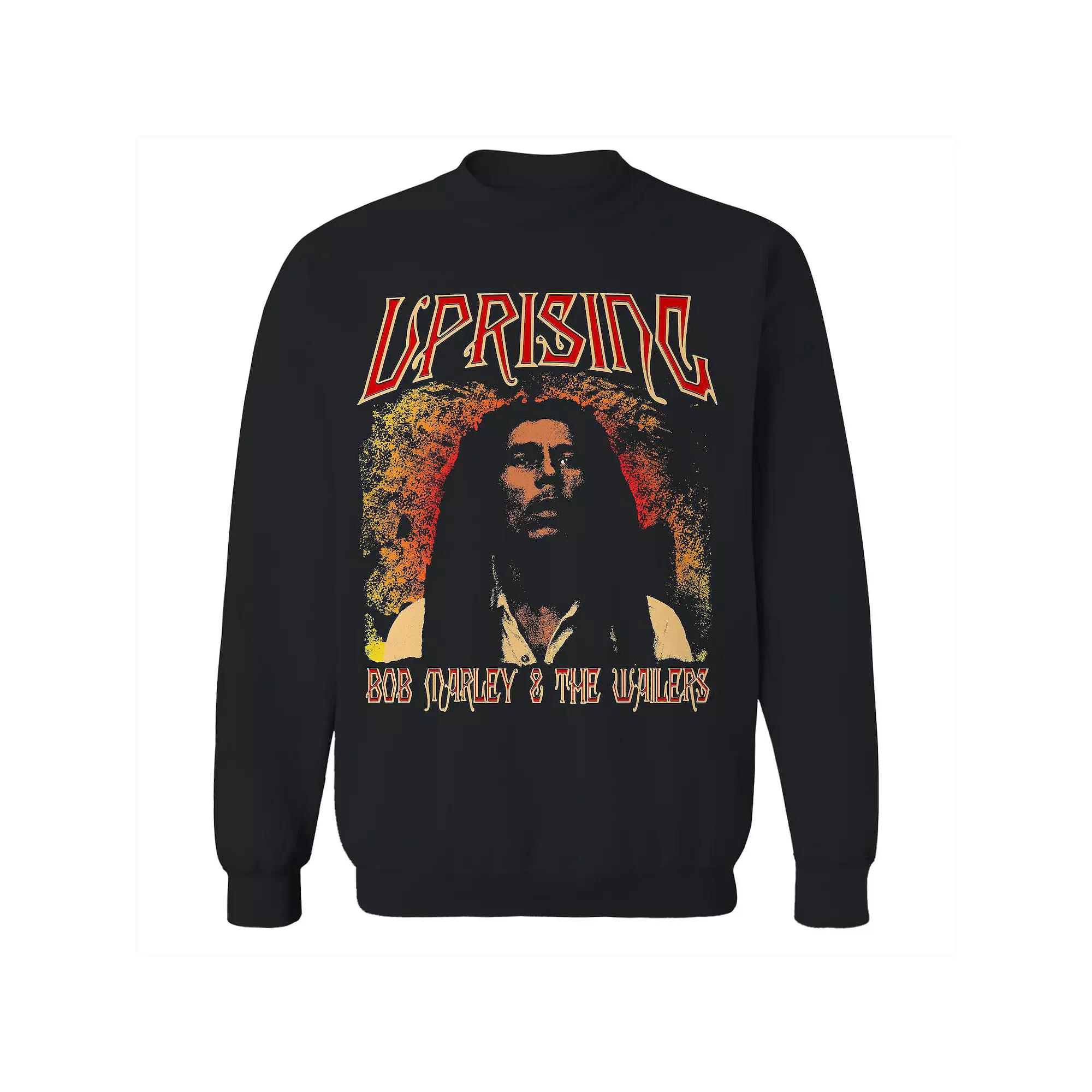 Junior's Bob Marley Uprising Bob Graphic Fleece Sweatshirt, Women's,  Product Image
