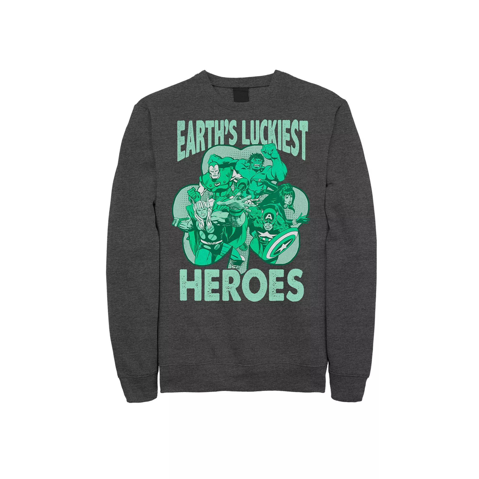Men's Marvel Luckiest Heroes Pullover,  Product Image