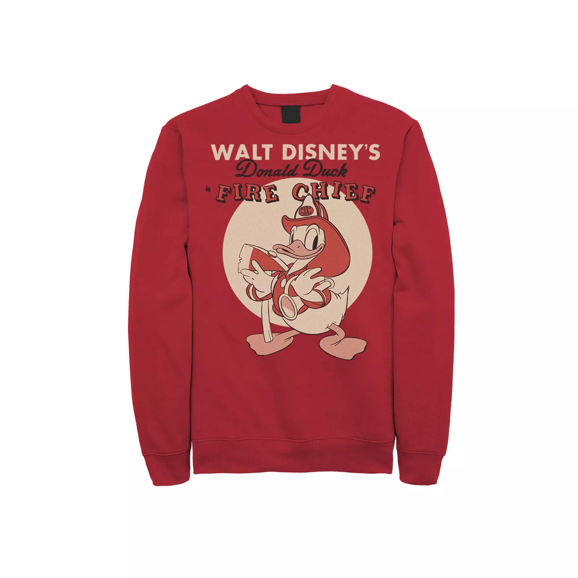 Disney's Donald Duck Men's Fire Chief Sweatshirt,  Product Image