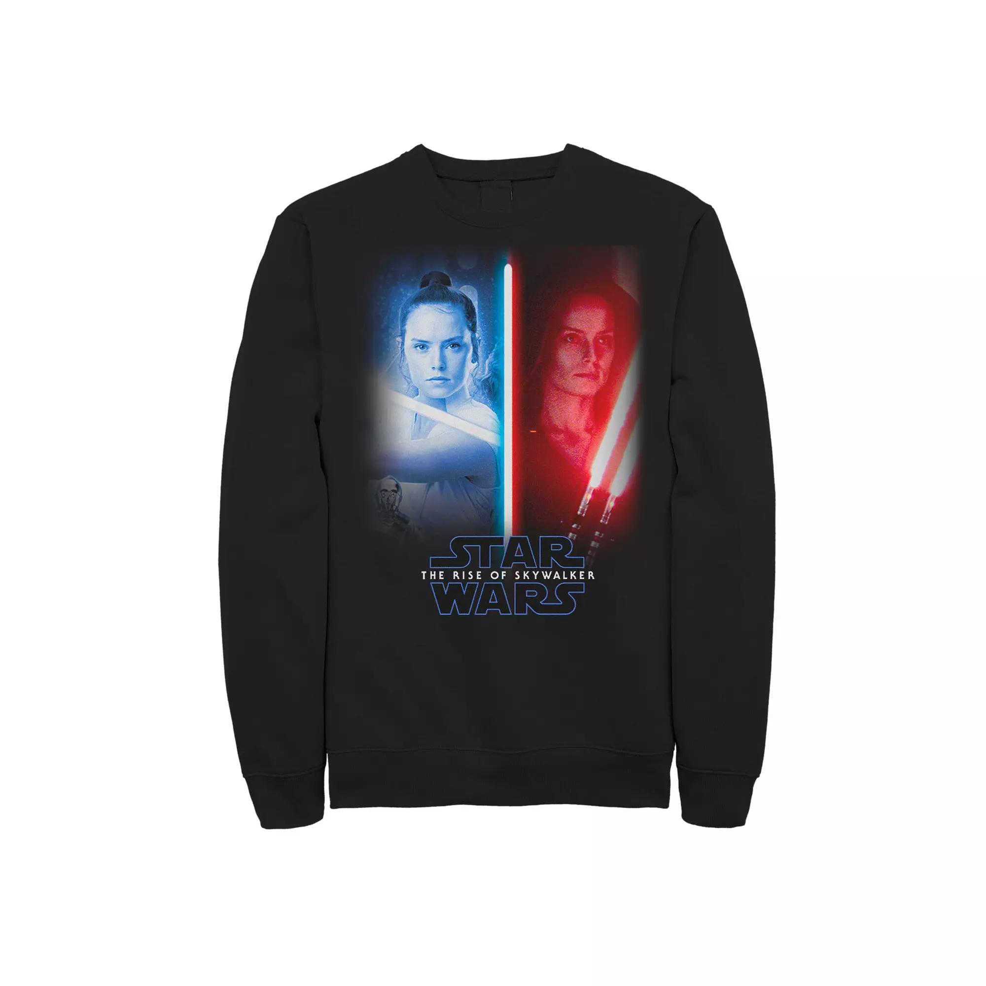 Men's Star Wars Rise Of Skywalker Split Panel Portrait Logo Sweatshirt,  Product Image