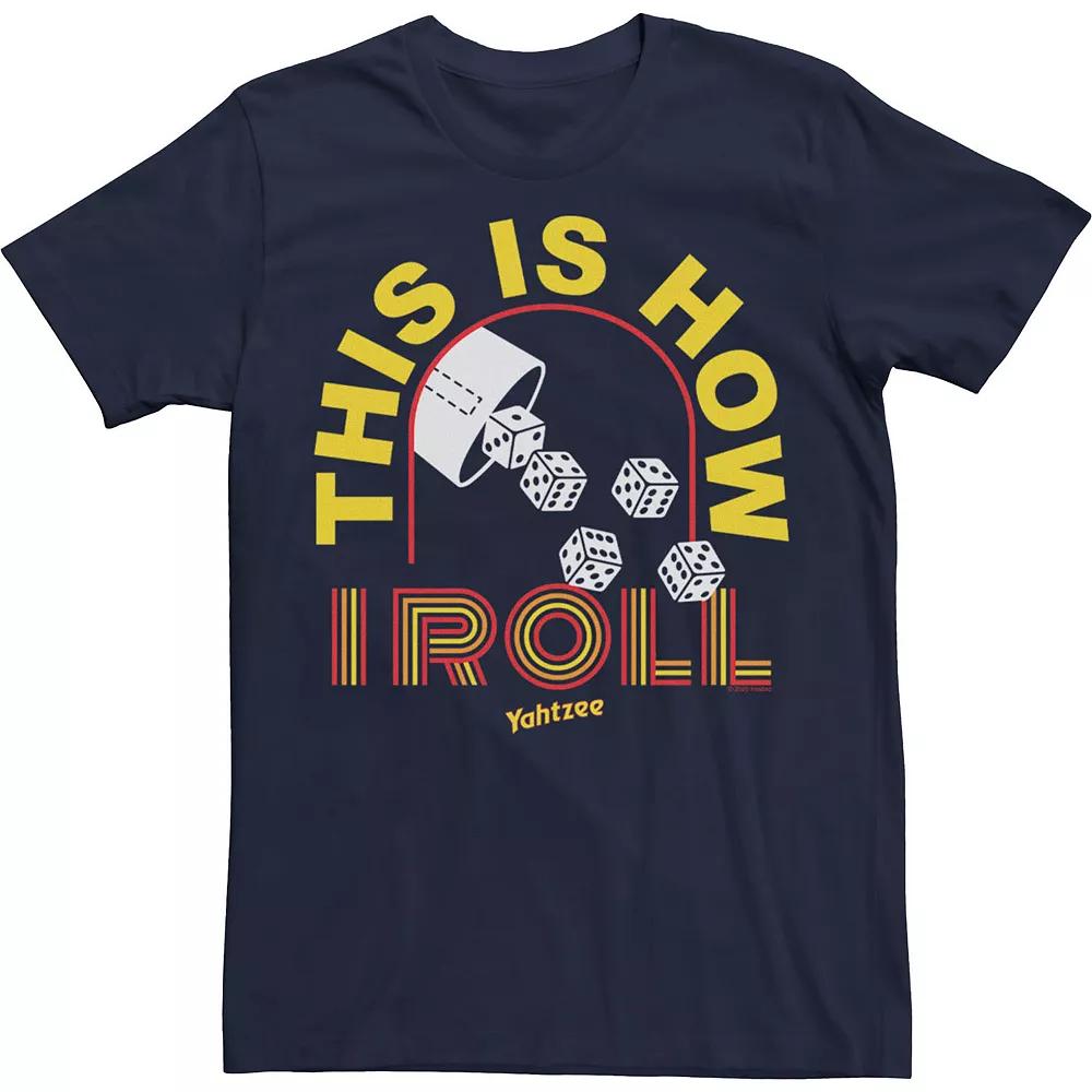 Men's Yahtzee Yellow This Is How I Roll Tee,  Product Image