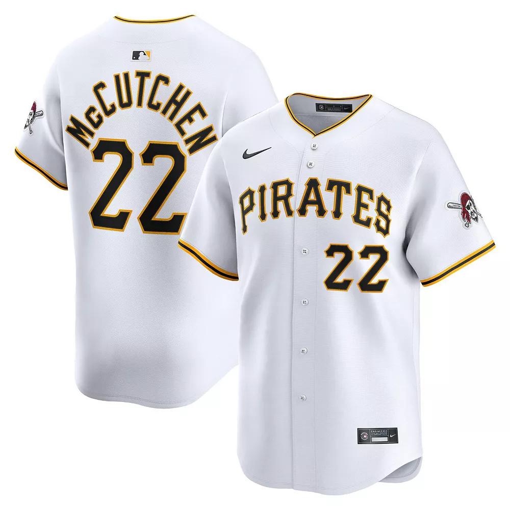 Men's Nike Andrew McCutchen White Pittsburgh Pirates Home Limited Player Jersey, Size: Small Product Image