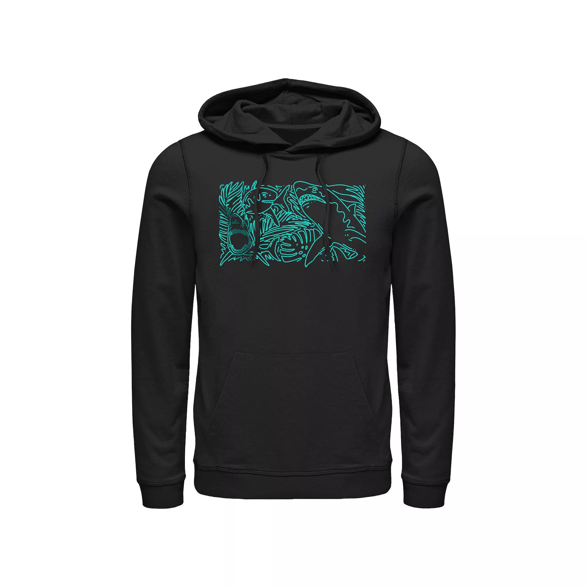 Men's Pride Flag Brush Strokes Graphic Hoodie,  Product Image