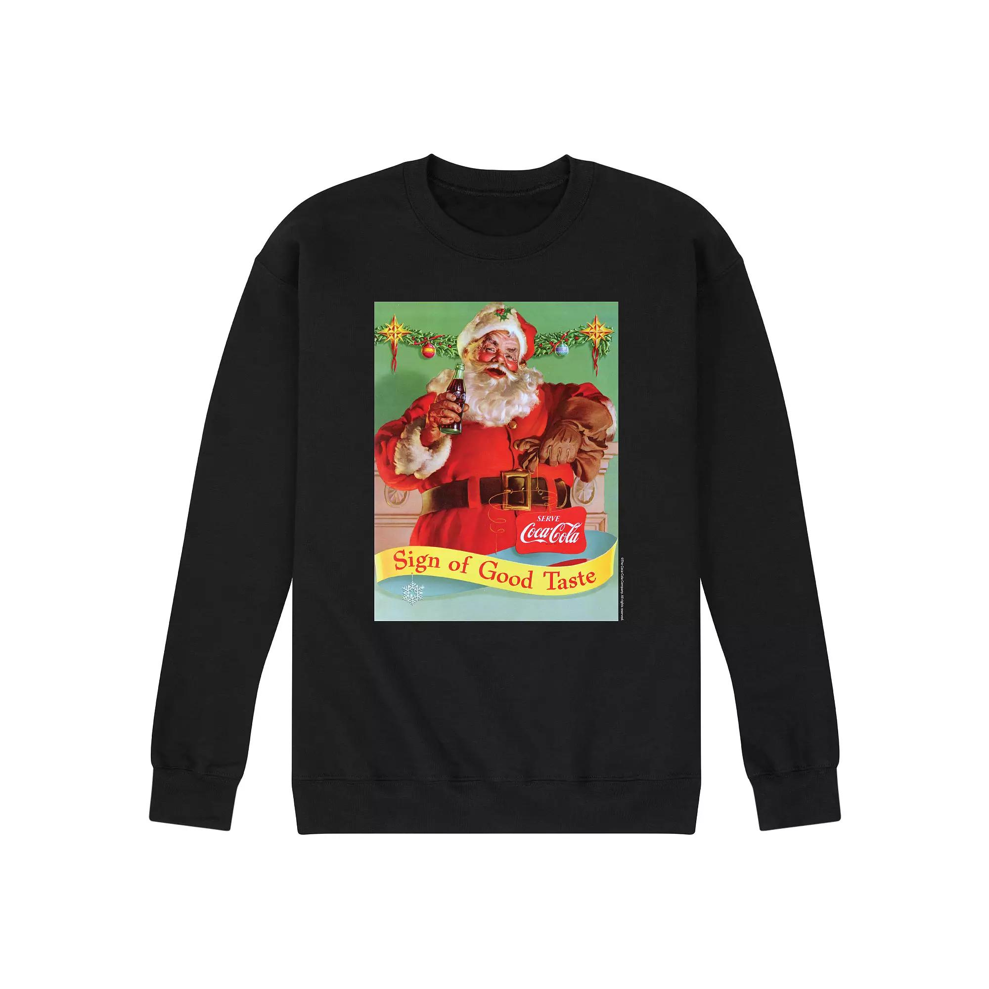 Men's CocaCola Sip Of Good Taste Sweatshirt,  Product Image