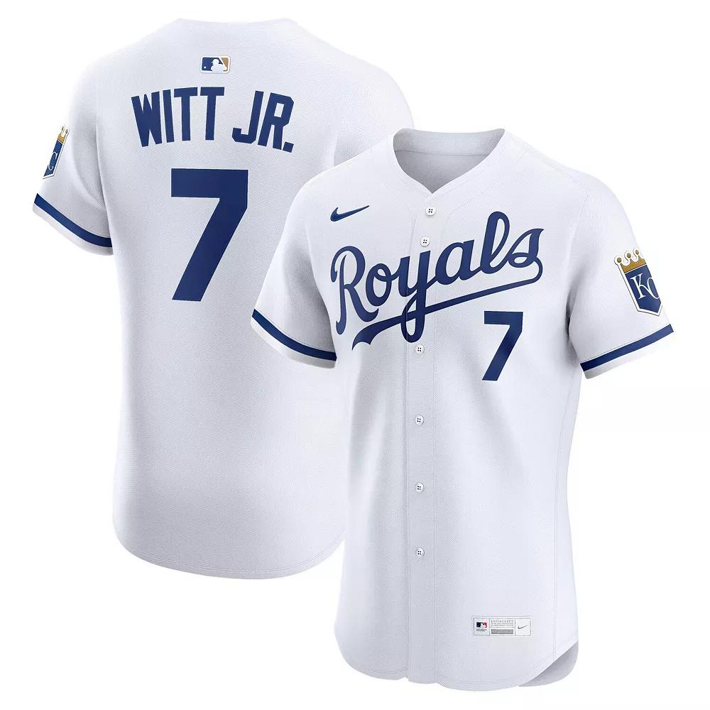 Men's Nike Bobby Witt Jr. White Kansas City Royals Home Elite Player Jersey,  Product Image