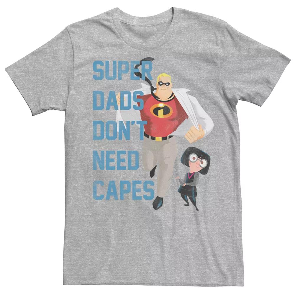 Disney / Pixar's The Incredibles Men's Super Dads Don't Need Capes Tee,  Product Image