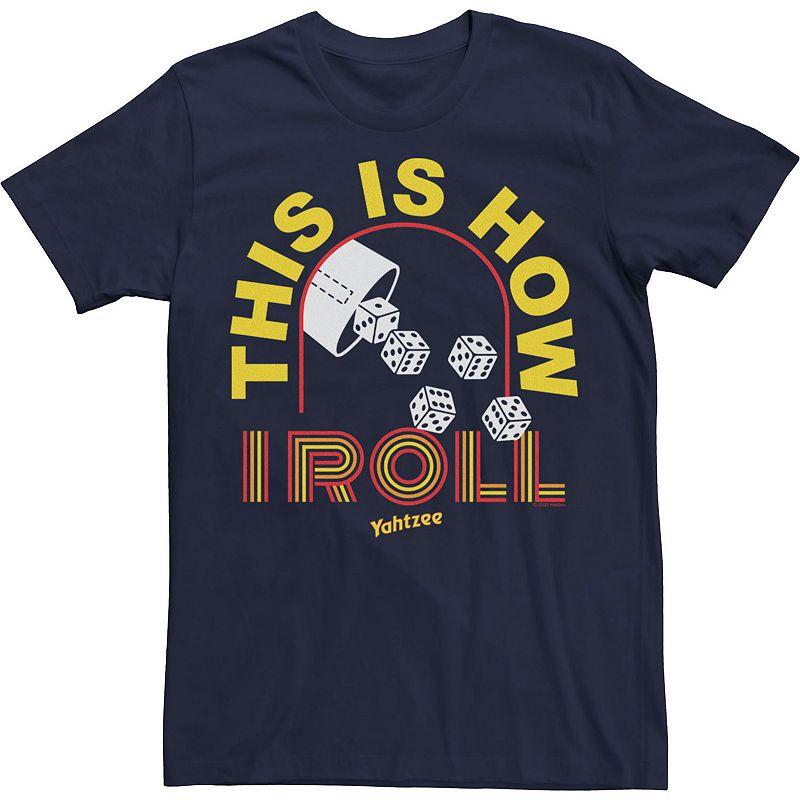 Men's Yahtzee Yellow This Is How I Roll Tee,  Product Image