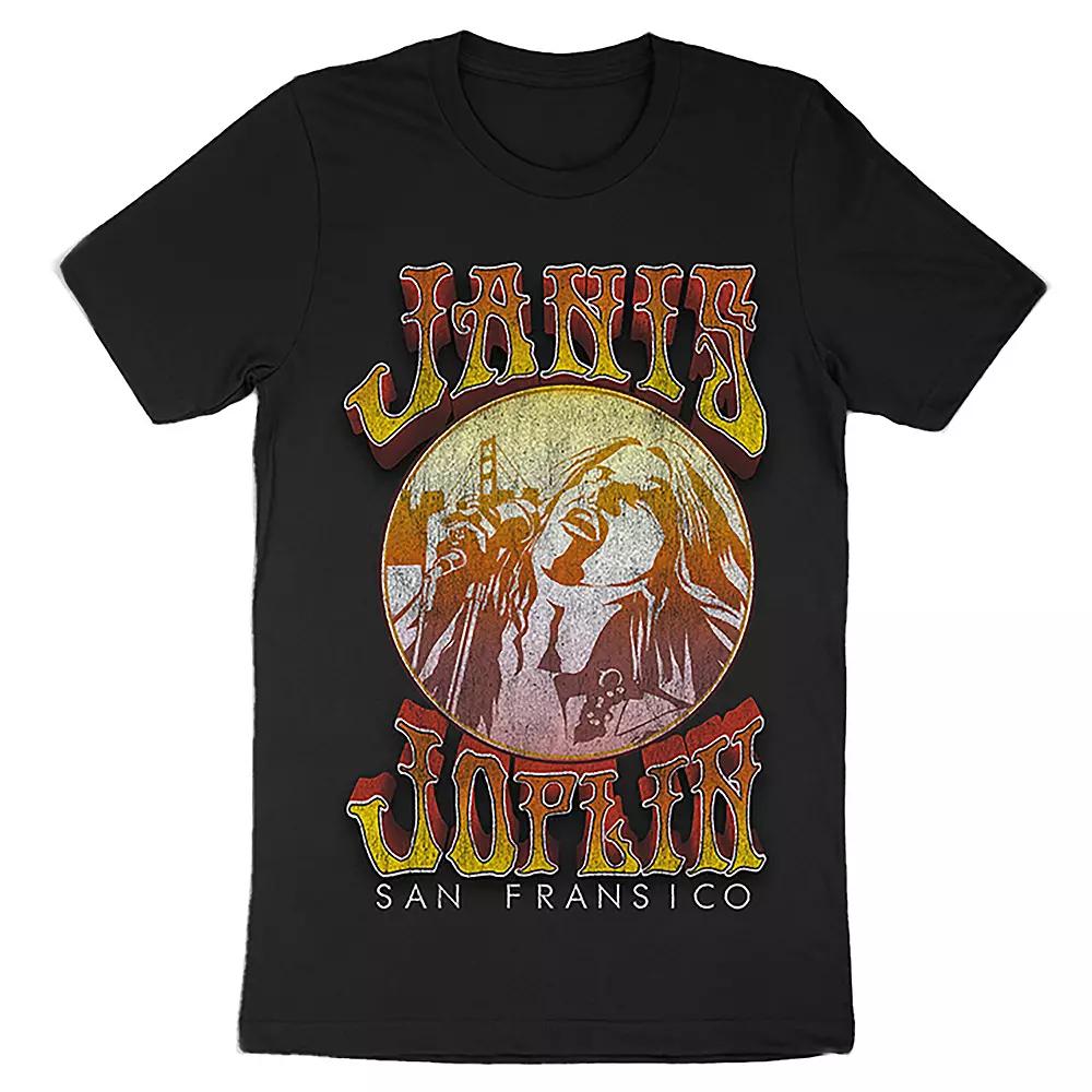 Men's Janis Joplin San Francisco Tee, Size: XXL, Black Product Image