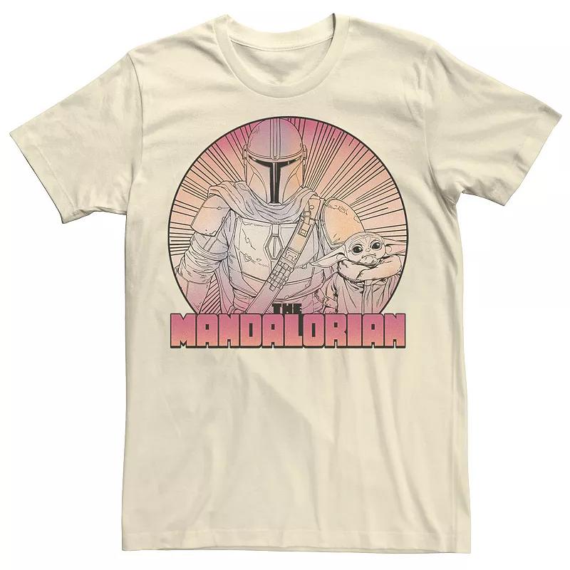 Men's Star Wars The Mandalorian The Child Gradient Line Art Tee,  Product Image