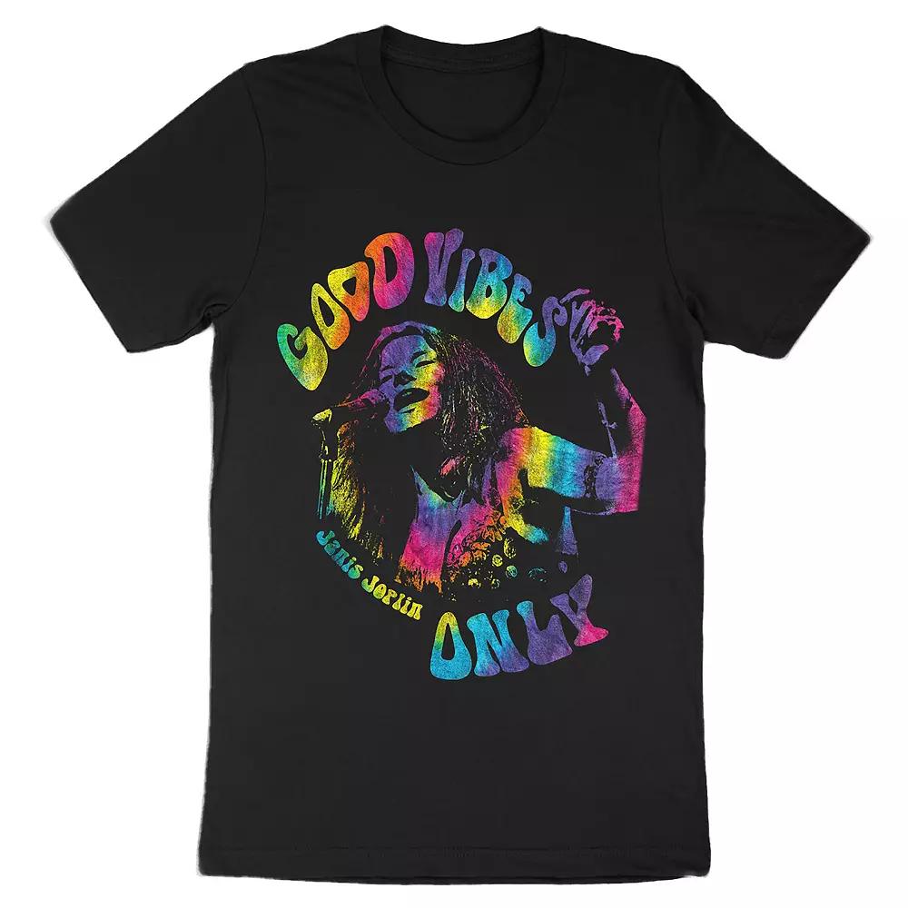 Men's Good Vibes Only Tee, Size: Large, Black Product Image