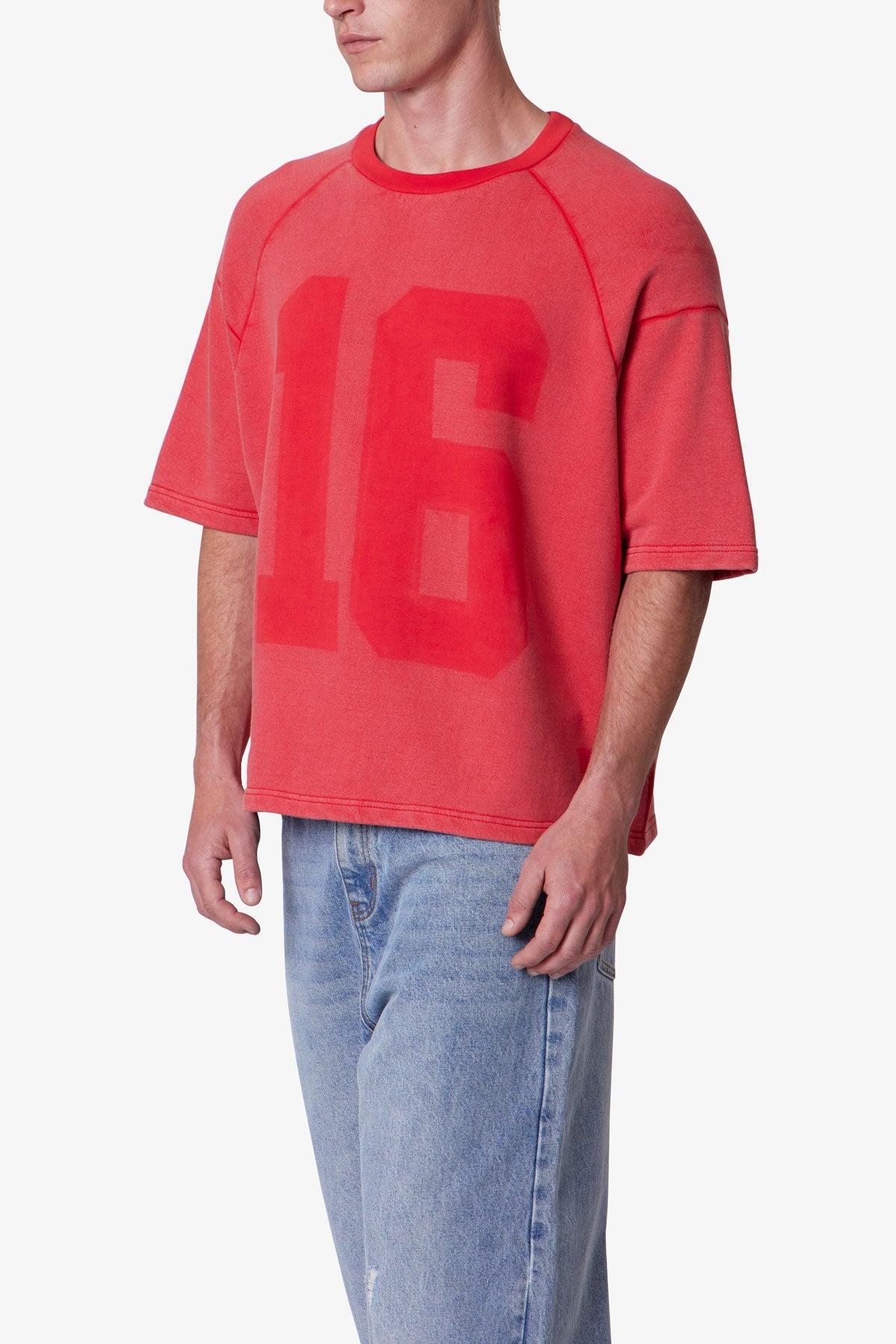 Vintage Terry Jersey Shirt - Red Product Image