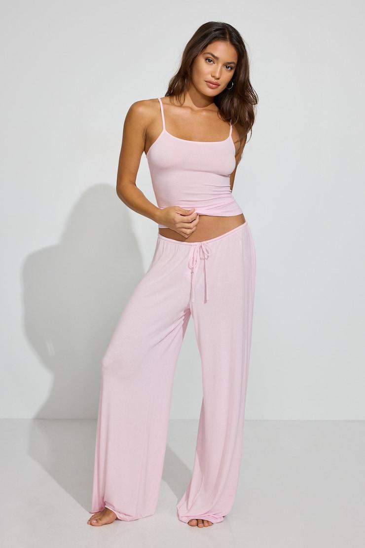 Sheer Ribbed Cami Top Product Image