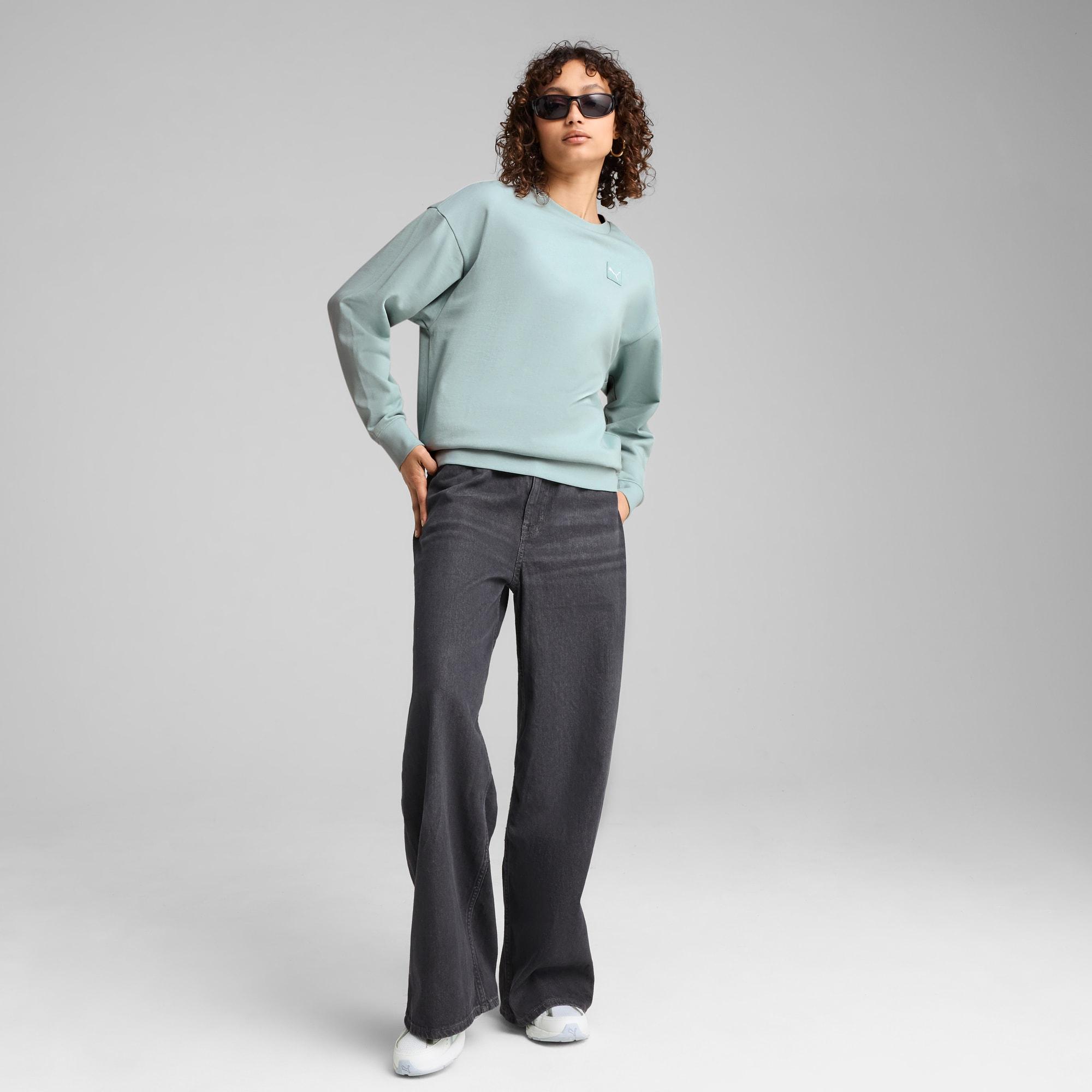 Essentials Elevated Women's Comfort Crew Sweatshirt Product Image
