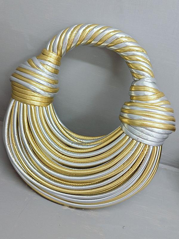 Geometric Zipper Handbags Product Image