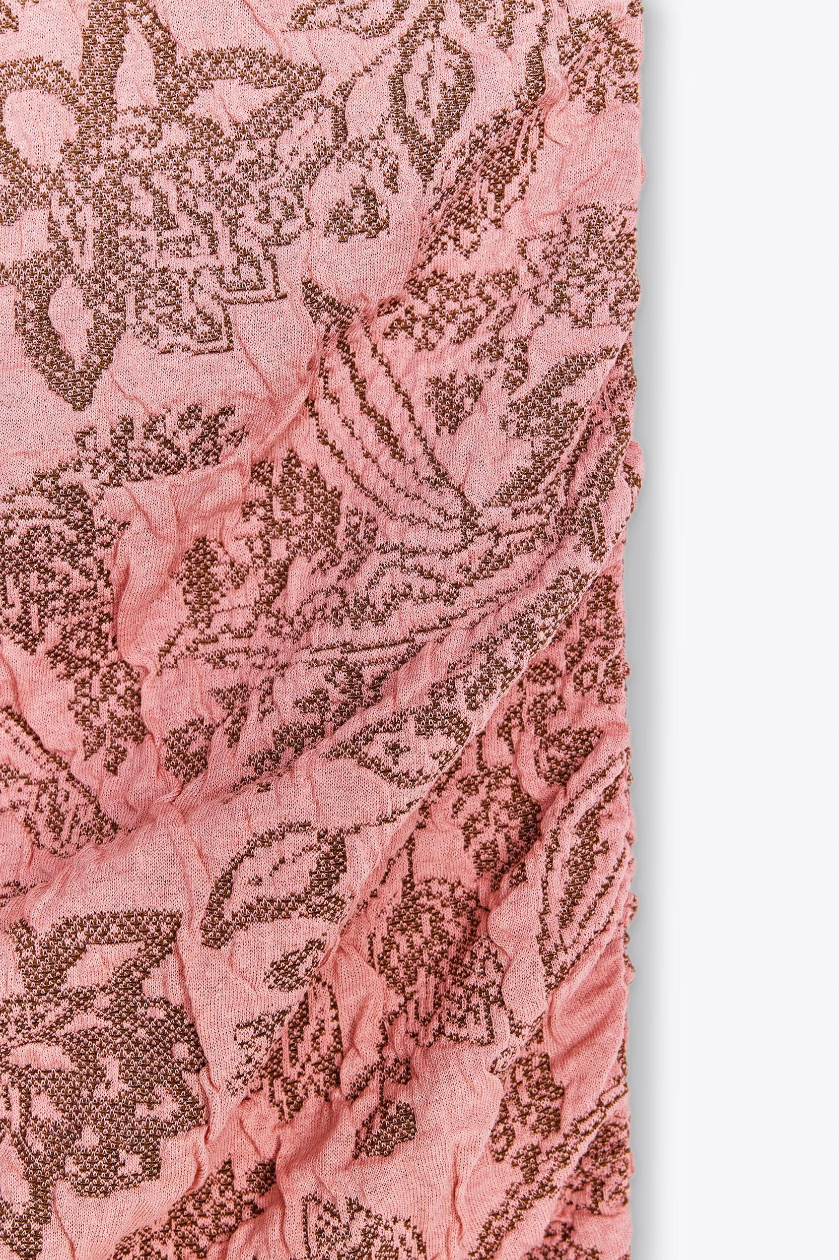 ASYMMETRIC JACQUARD DRESS Product Image