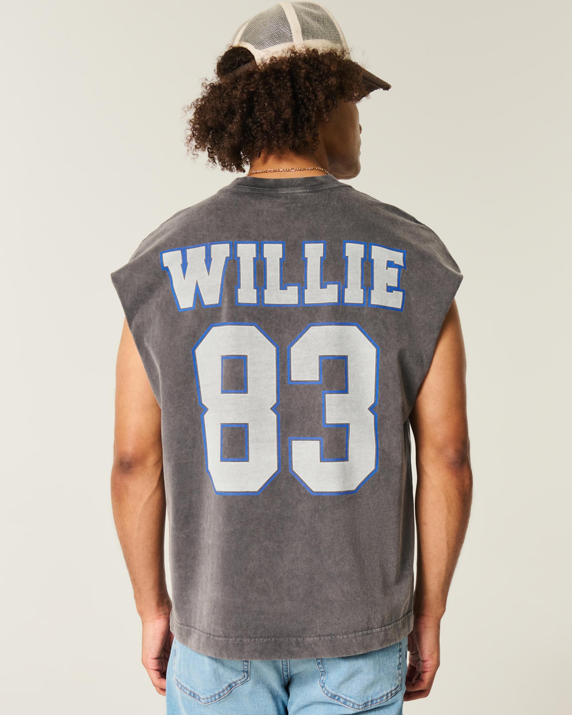Boxy Heavyweight Willie Nelson Graphic Tank Product Image