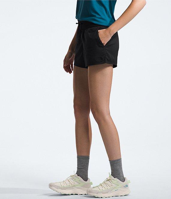The North Face Aphrodite Herringbone Stretch Woven Wide Elastic Drawstring Waist Pocketed Shorts Product Image