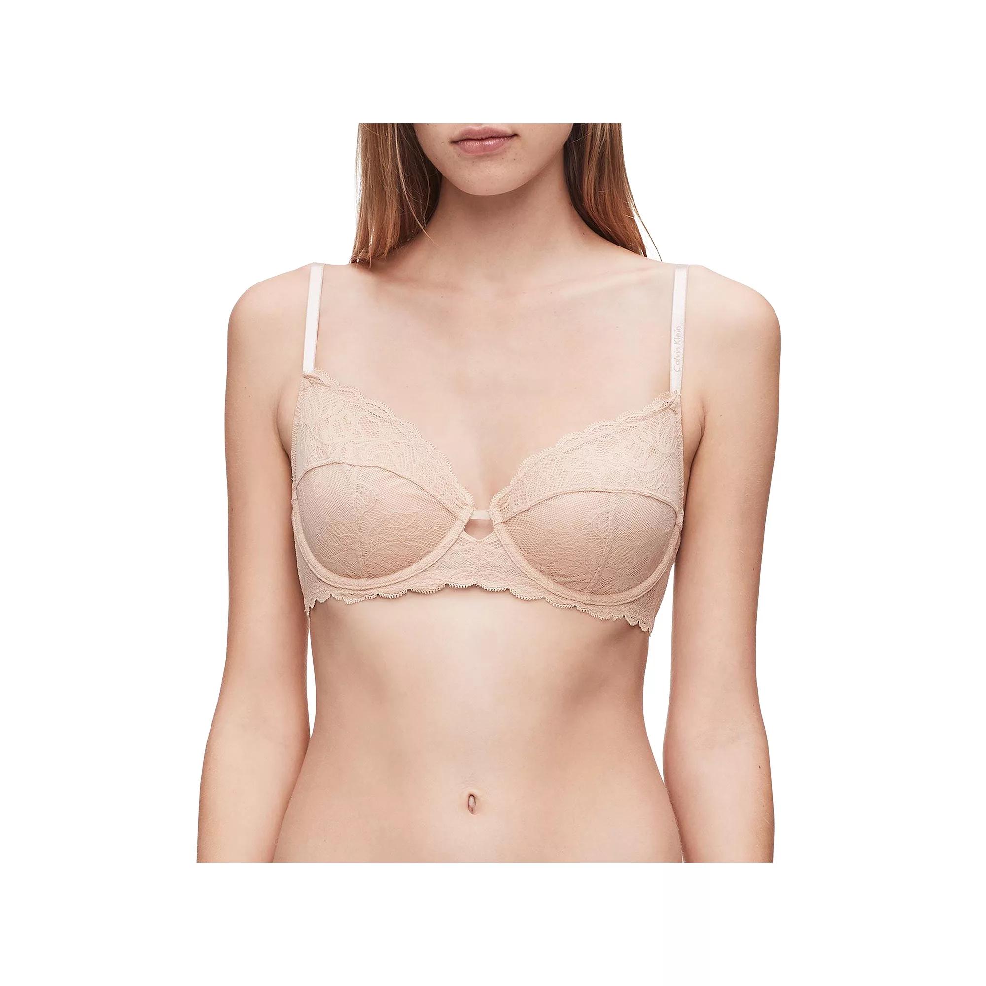 Calvin Klein Seductive Comfort Lace Unlined Full Coverage Bra QF1741, Adult Unisex,  Product Image