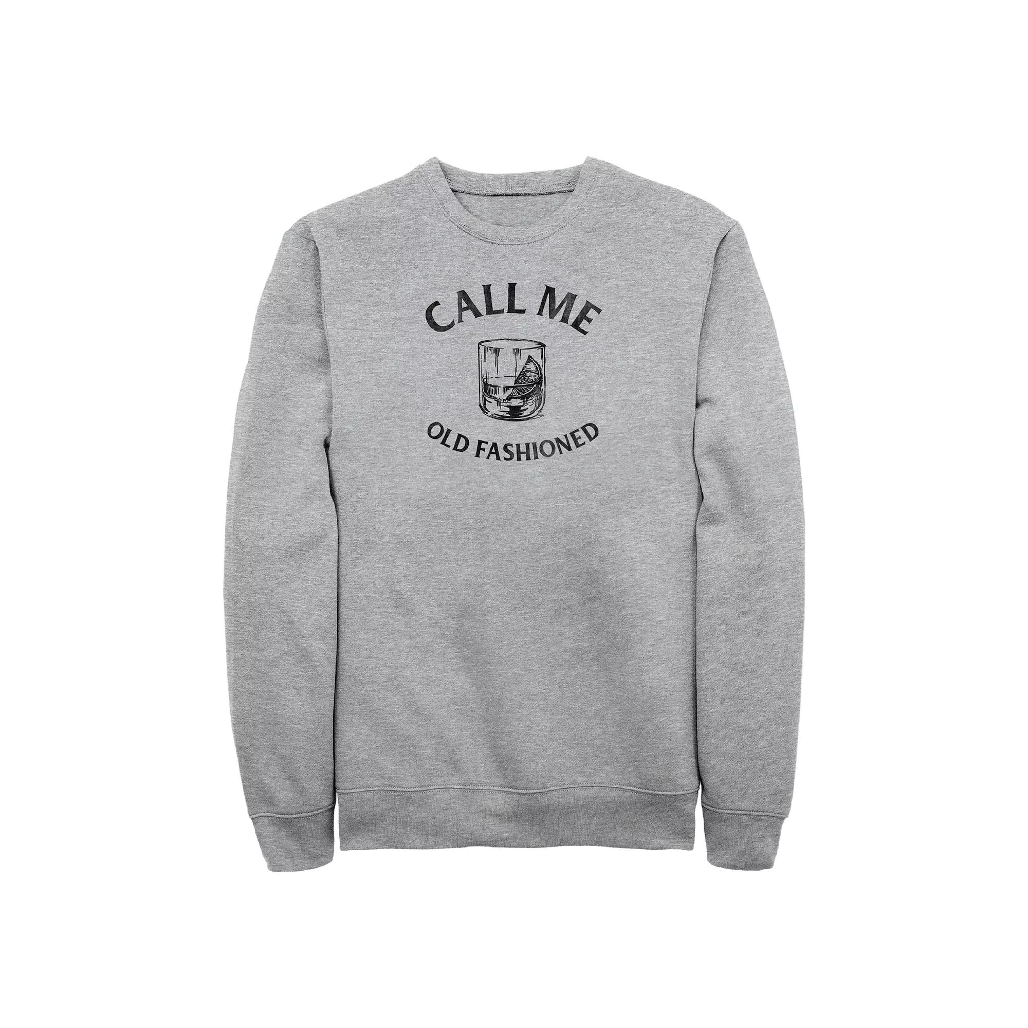 Big & Tall Call Me Old Fashioned Graphic Fleece Sweatshirt, Men's,  Product Image