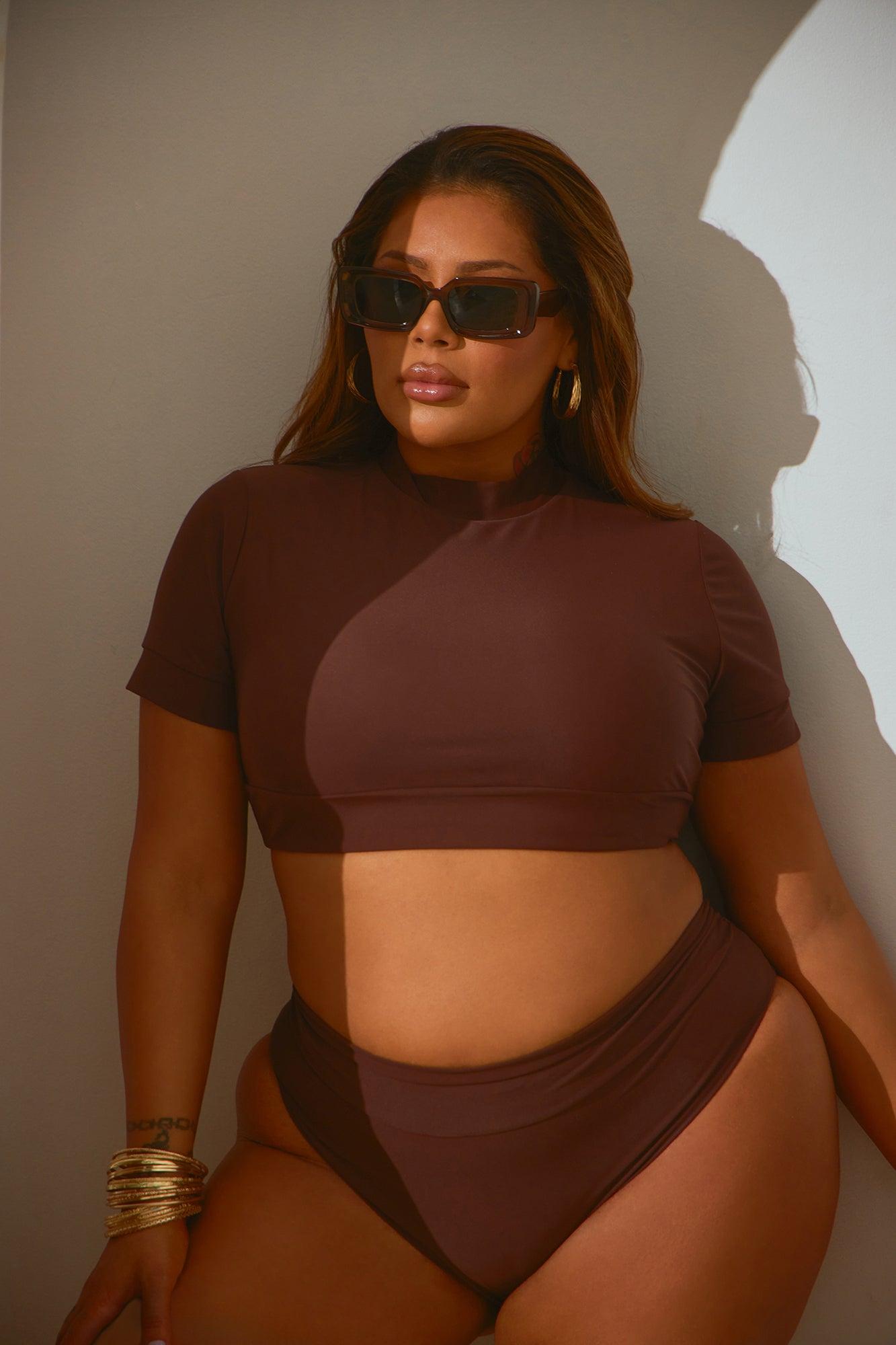 Another Beach Trip 2 Piece Bikini - Chocolate Product Image