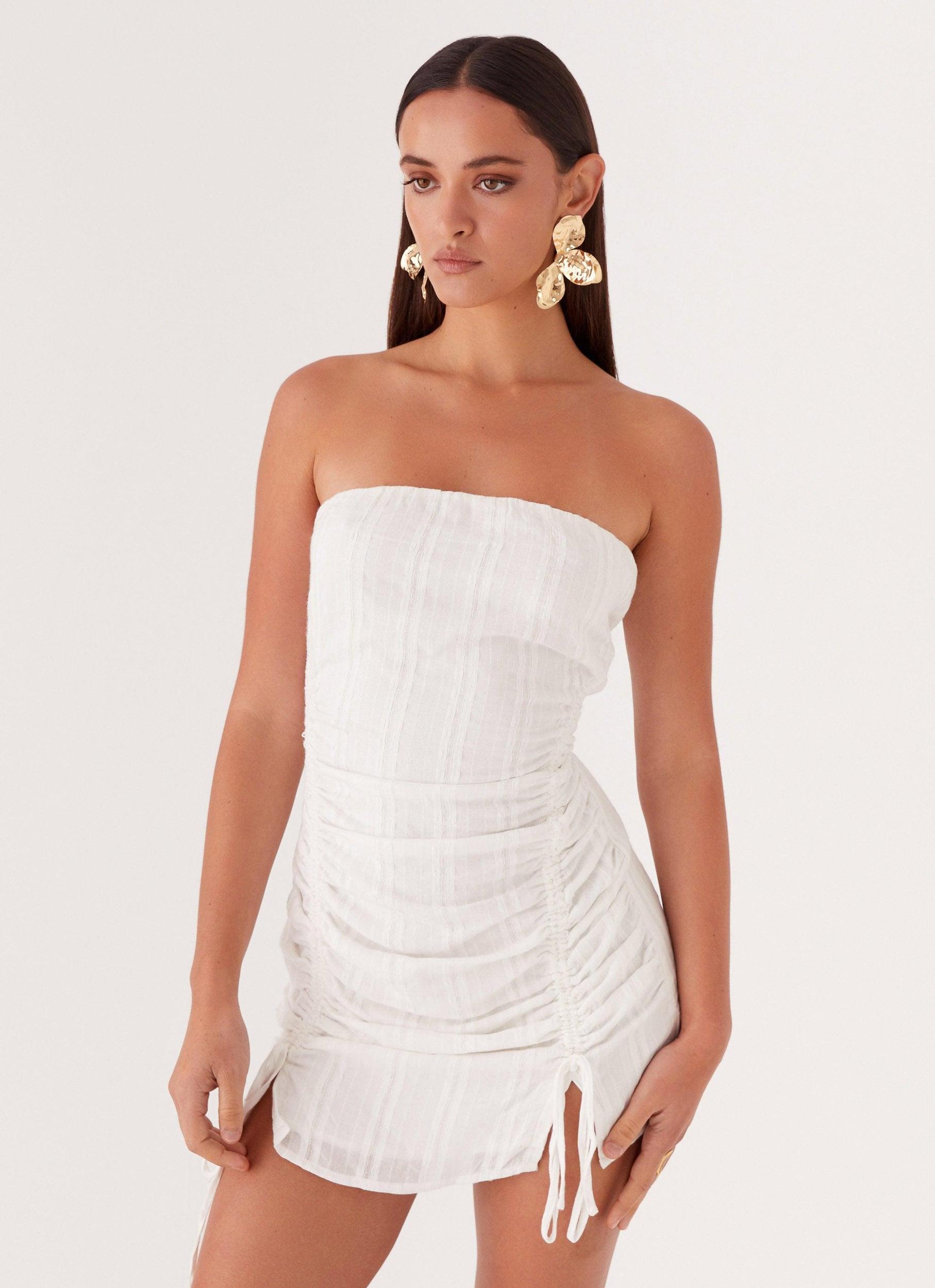 Carlotta Mini Dress - White Product Image