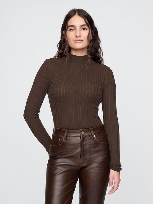Gap x Cult Gaia Sheer Mockneck Top Female Product Image
