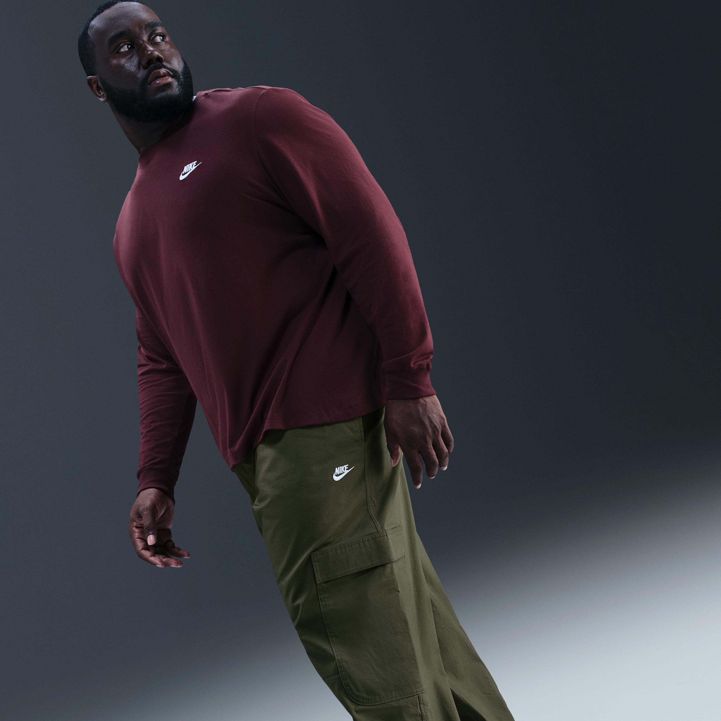 Mens Nike Sportswear Club Woven Cargo Pants | HV1433-222 Product Image