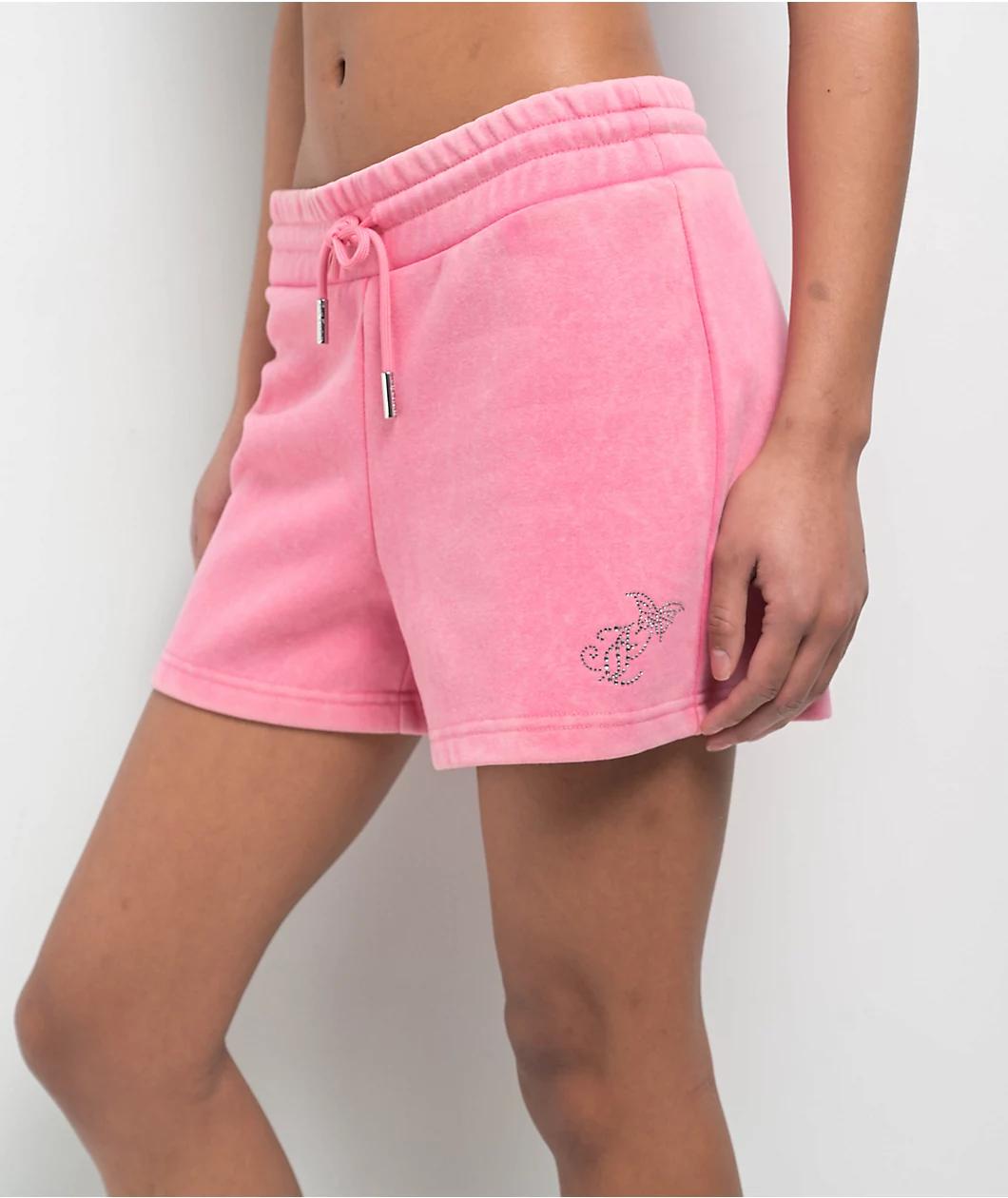 Juicy Couture Pink Lemonade Sweat Shorts Product Image
