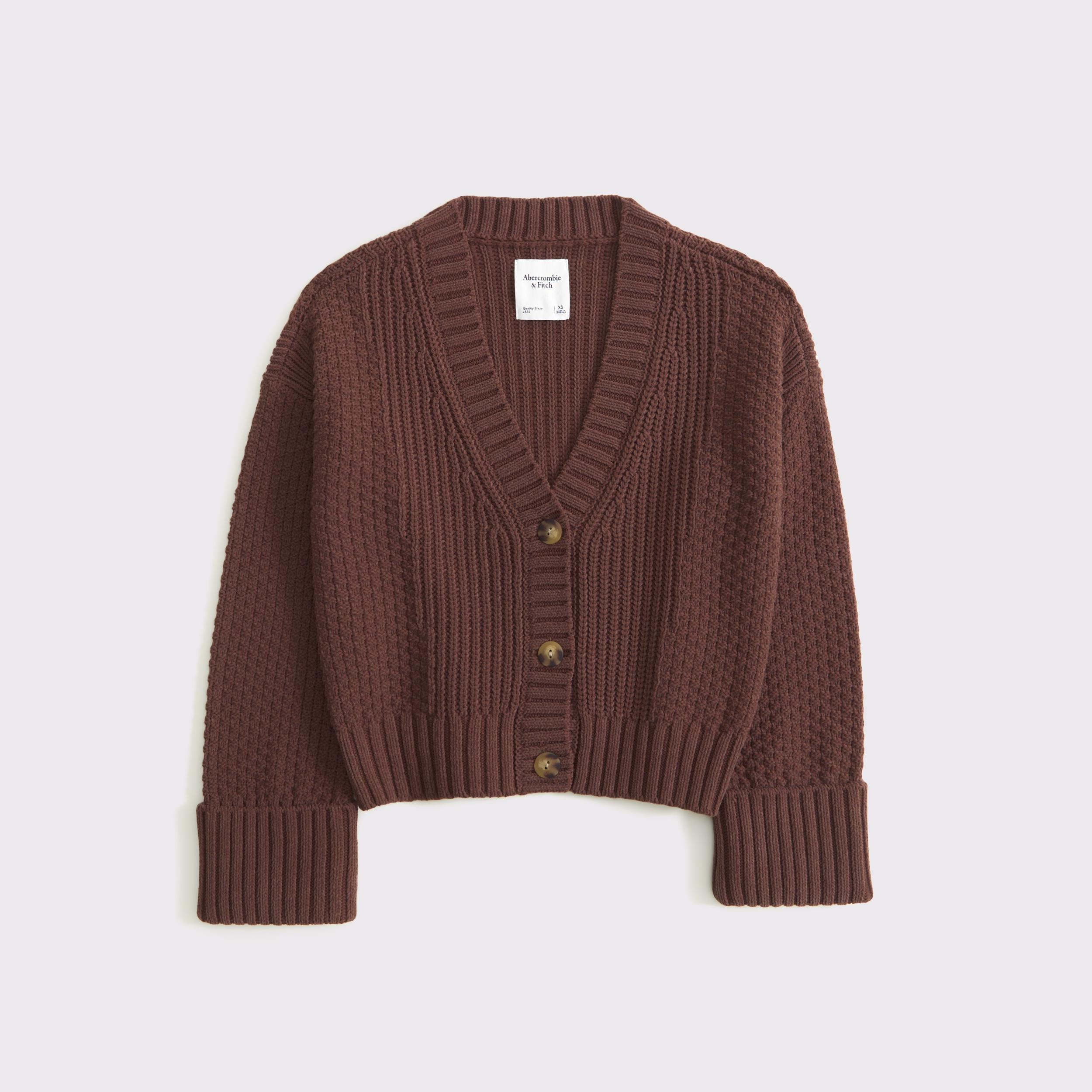 The A&F Cameron Seed Stitch Cardigan Product Image