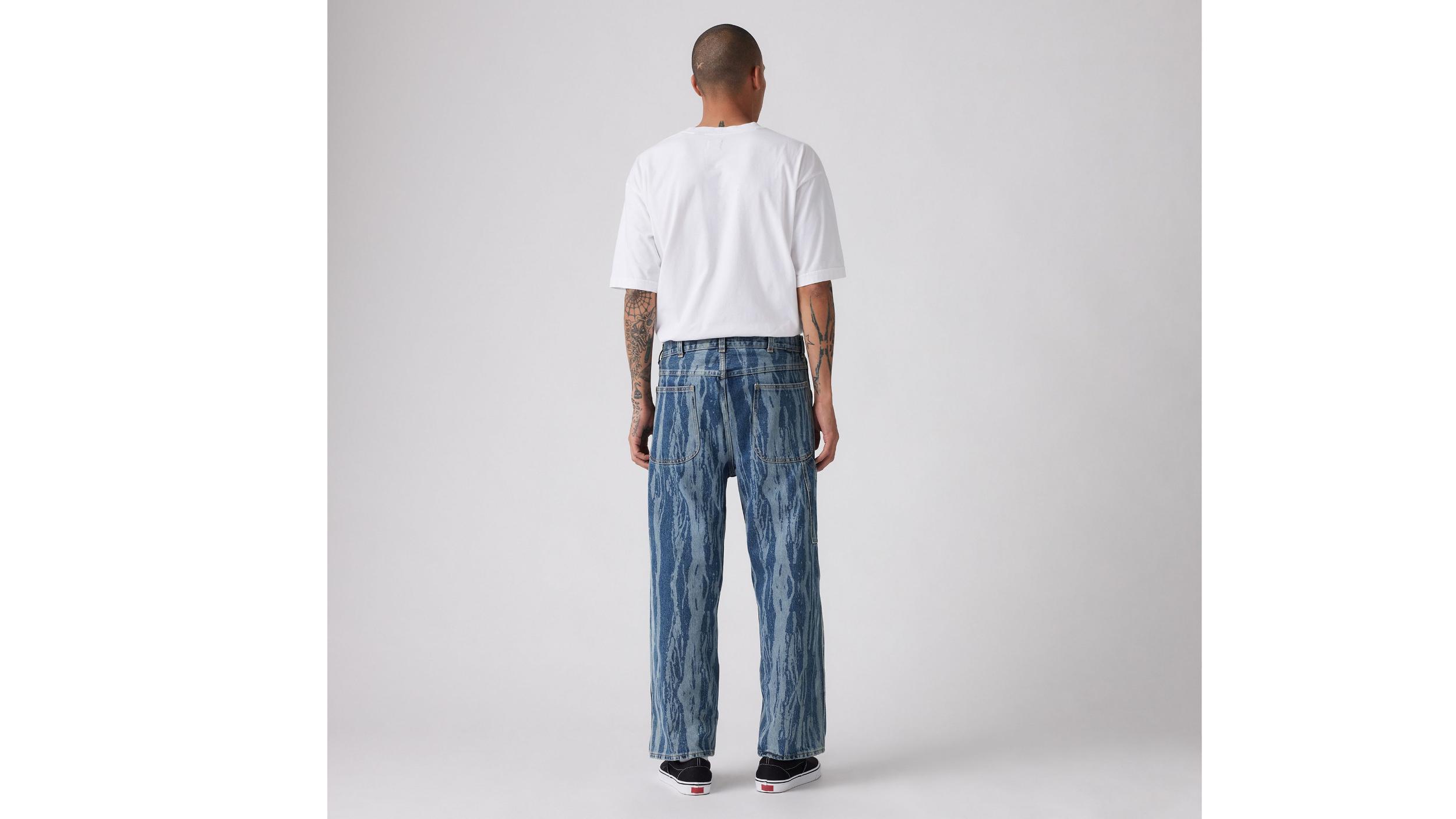 Skateboarding Cropped Carpenter Men's Jeans Product Image