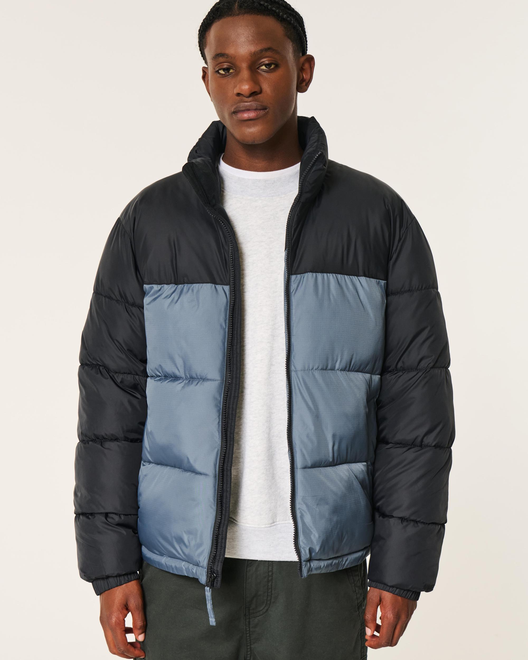 Boxy Mock-Neck Puffer Jacket Product Image