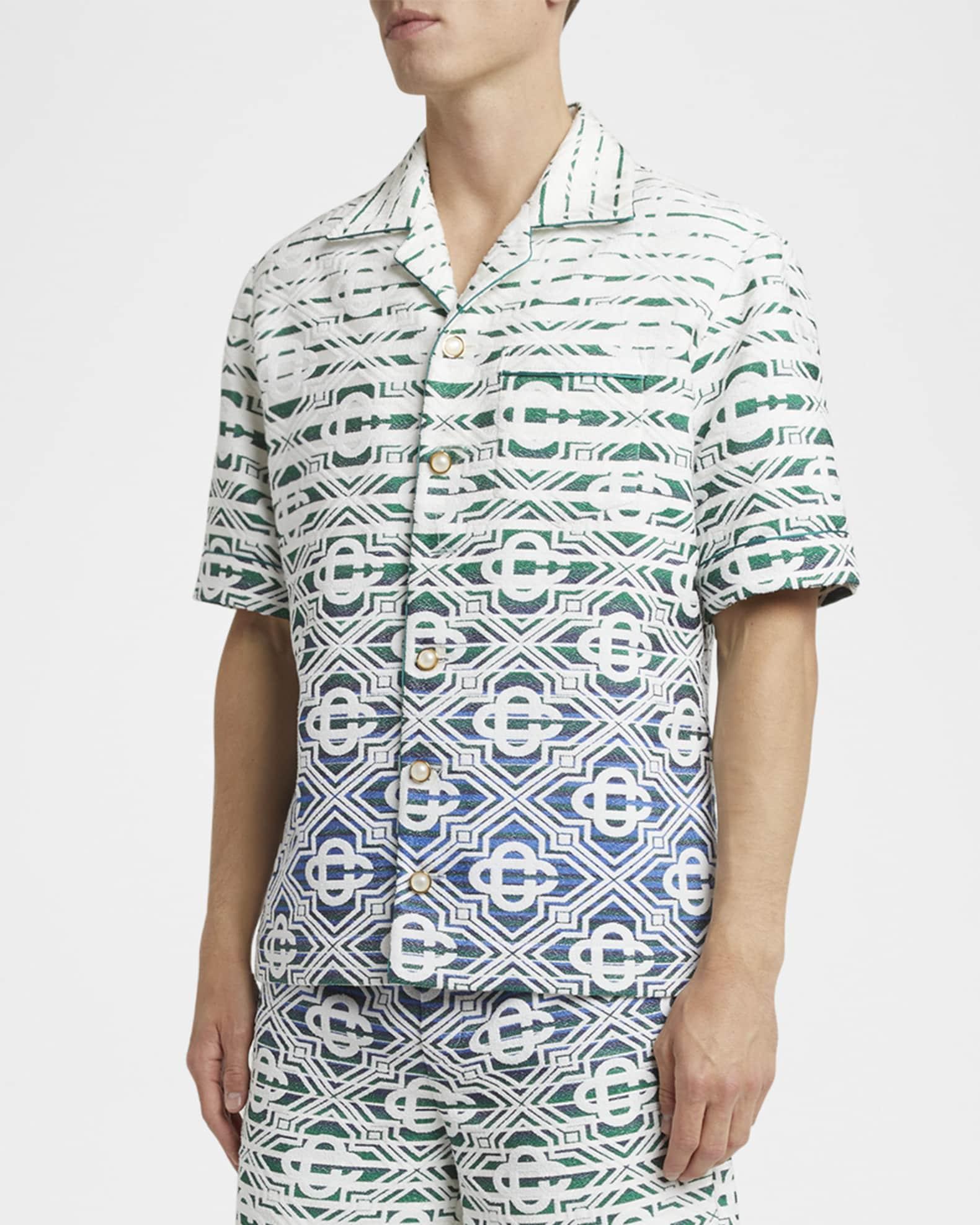 Men's Monogram Gradient Toweling Camp Shirt Product Image