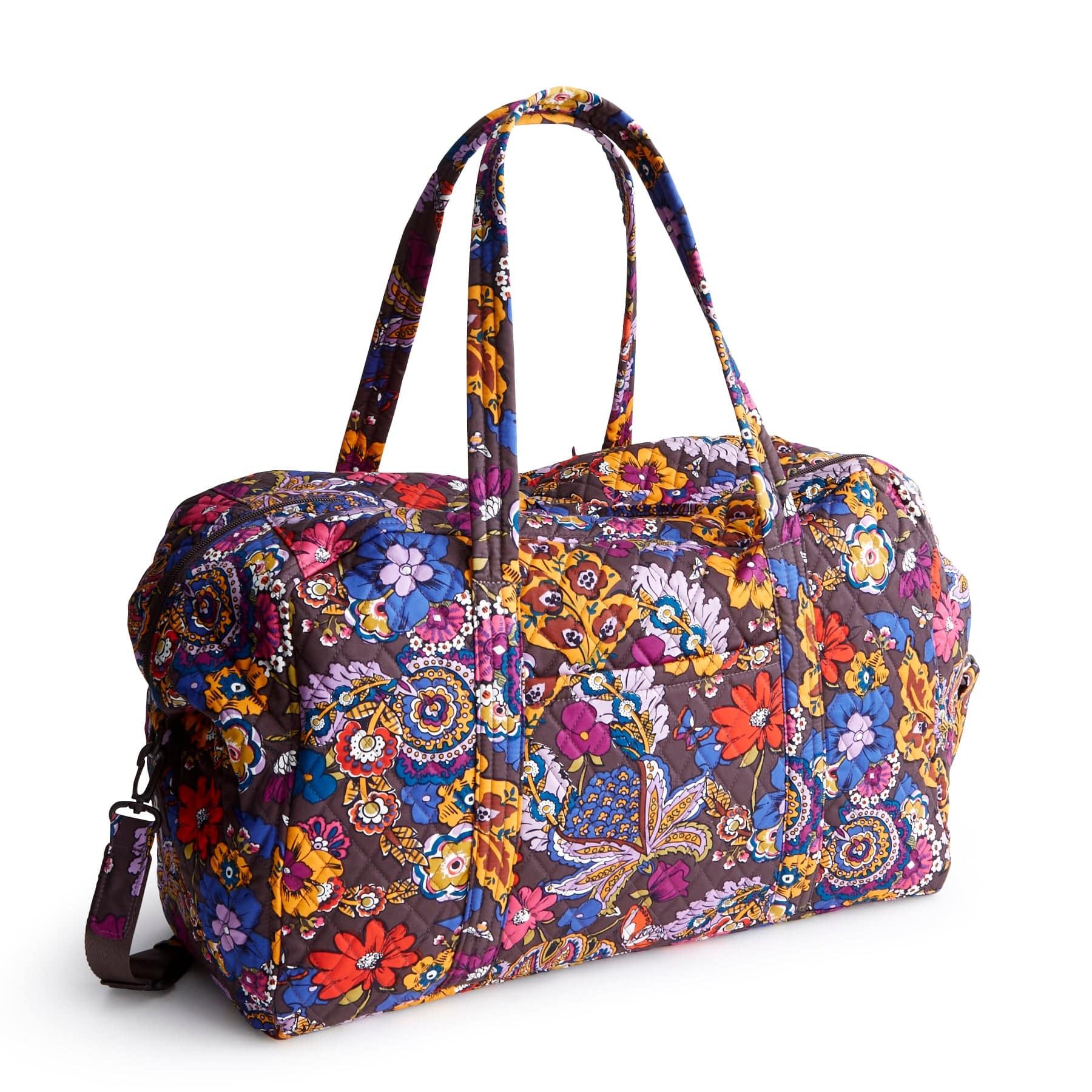 Vera Bradley Large Miramar Weekender Women in Starry Paisley Blue Product Image