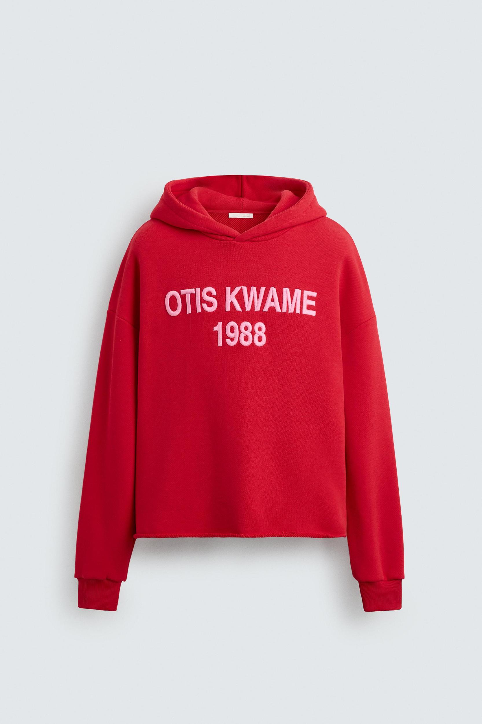 EMBROIDERED HOODIE SWEATSHIRT © OTIS KWAME KYE QUAICOE Product Image