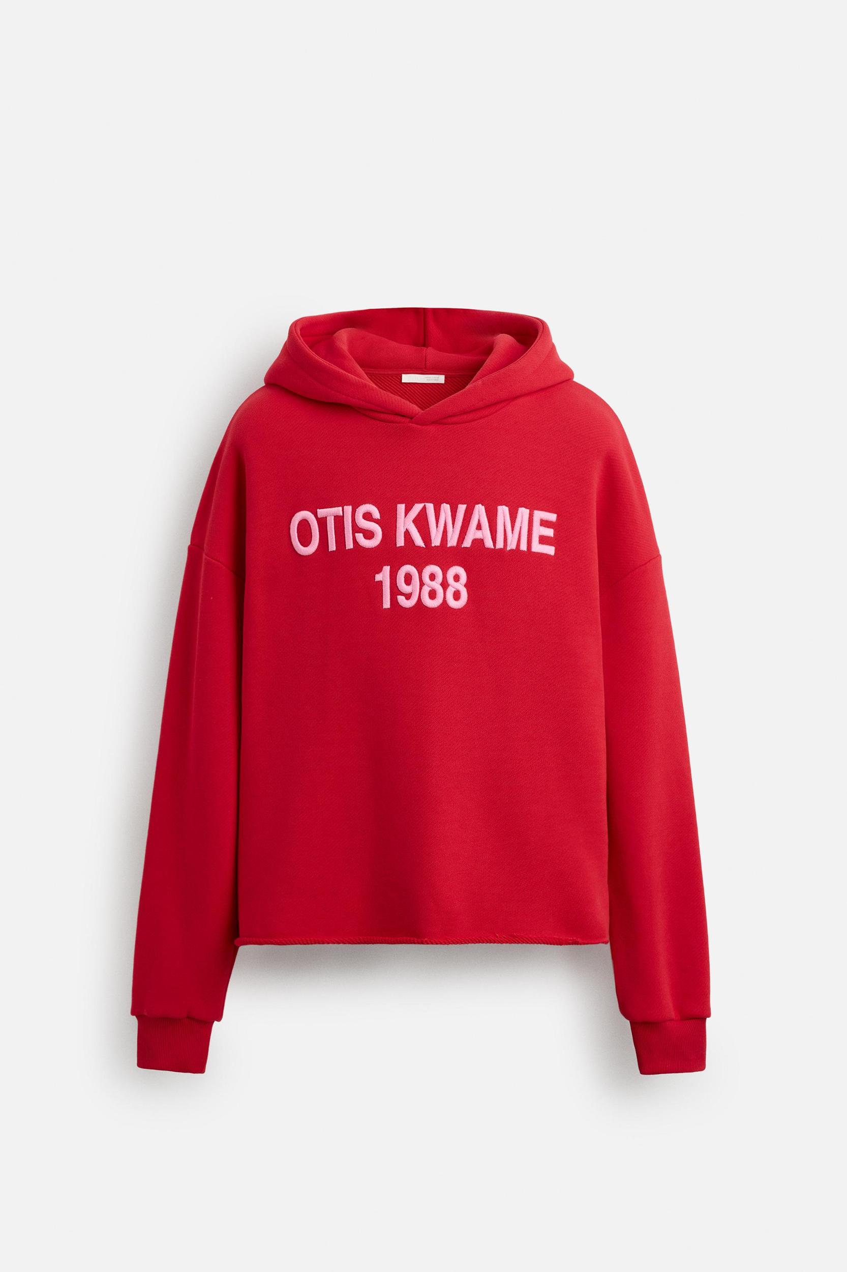 EMBROIDERED HOODIE SWEATSHIRT © OTIS KWAME KYE QUAICOE Product Image