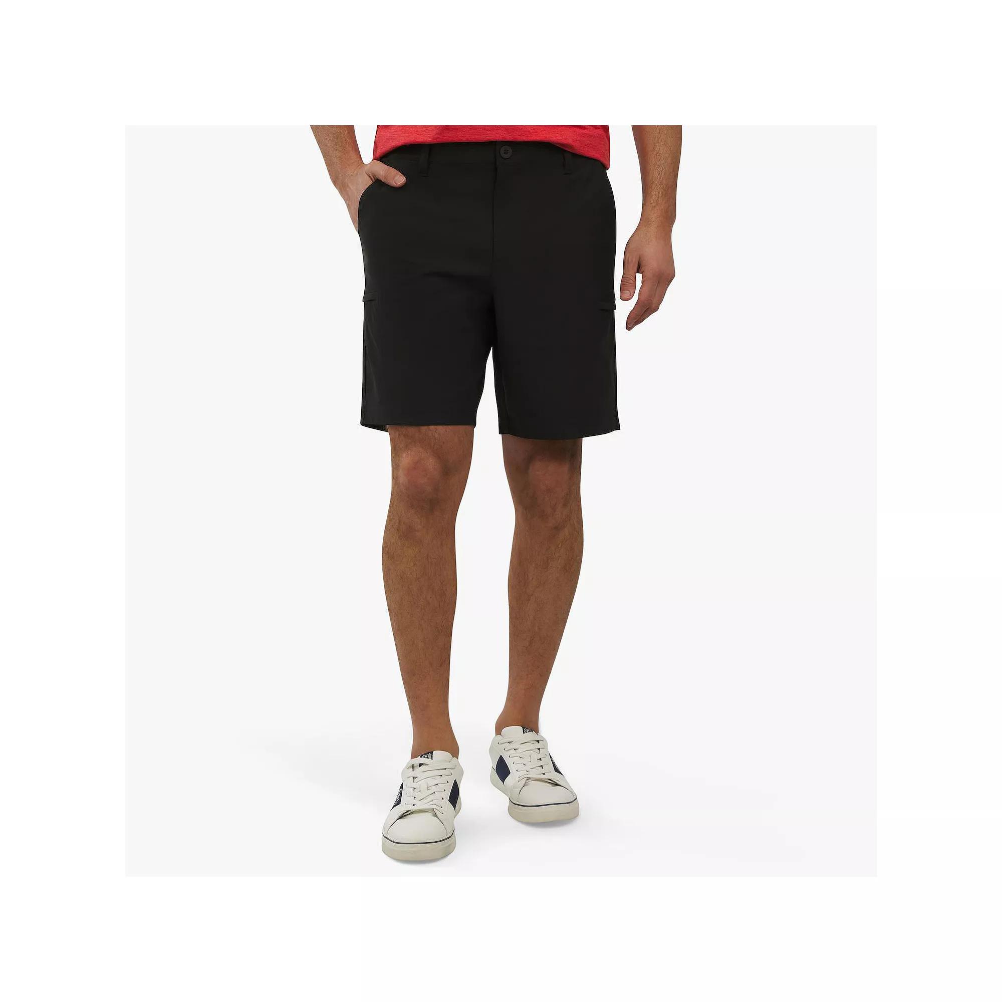 Men's Chaps 8-in. Performance Cargo Shorts, Size: 34, Grey Product Image