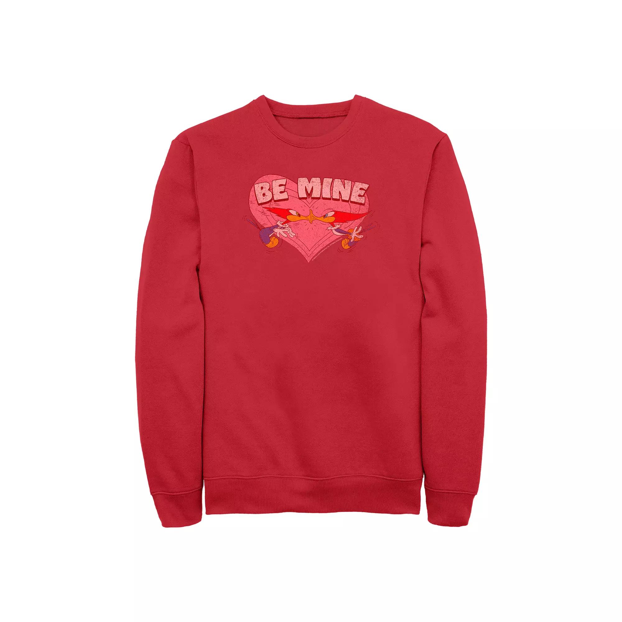 Men's Woody Woodpecker Be Mine Graphic Fleece,  Product Image