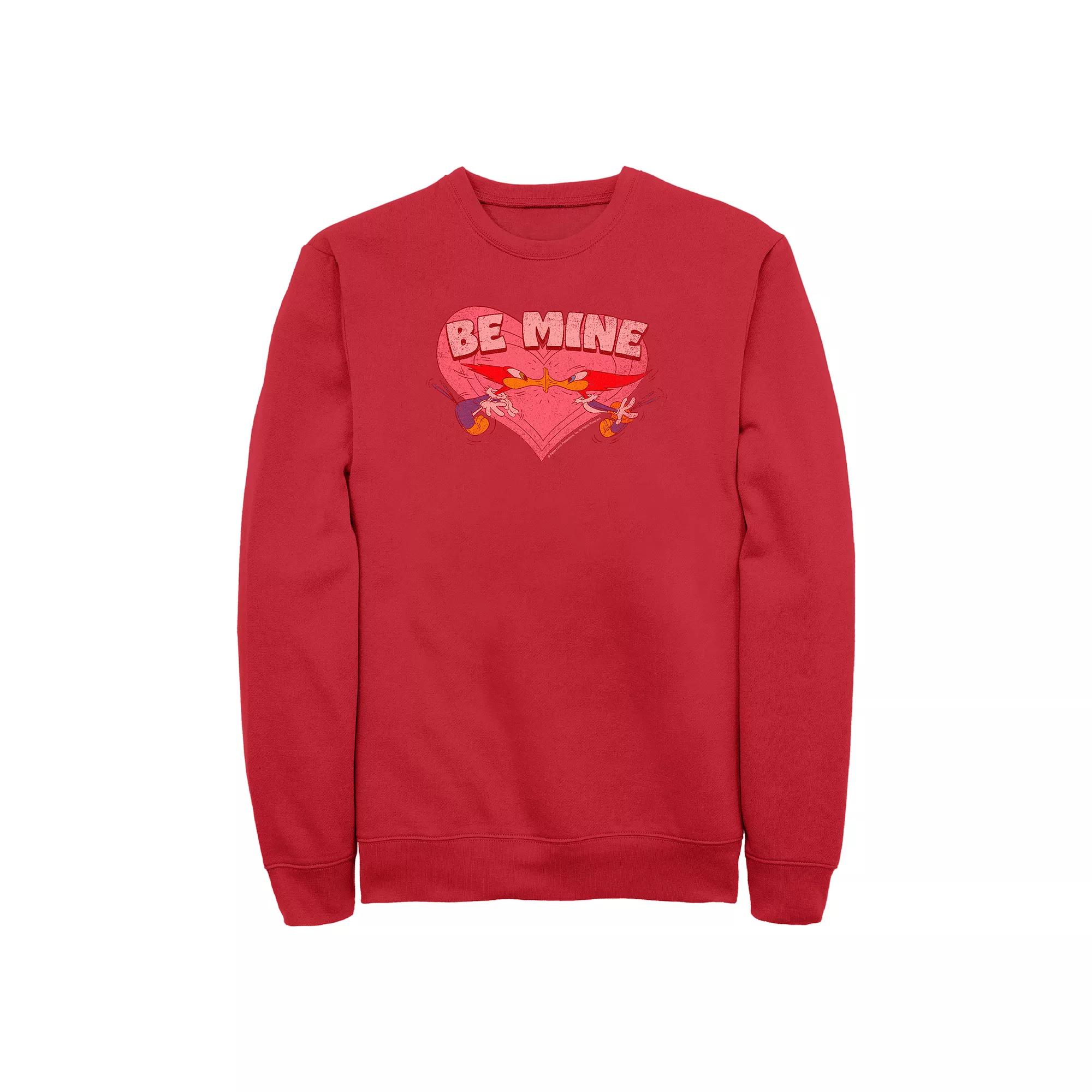 Men's Woody Woodpecker Be Mine Graphic Fleece,  Product Image