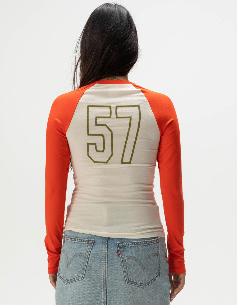 CHAMPION Easy Womens Raglan Tee - Cream Combo Product Image