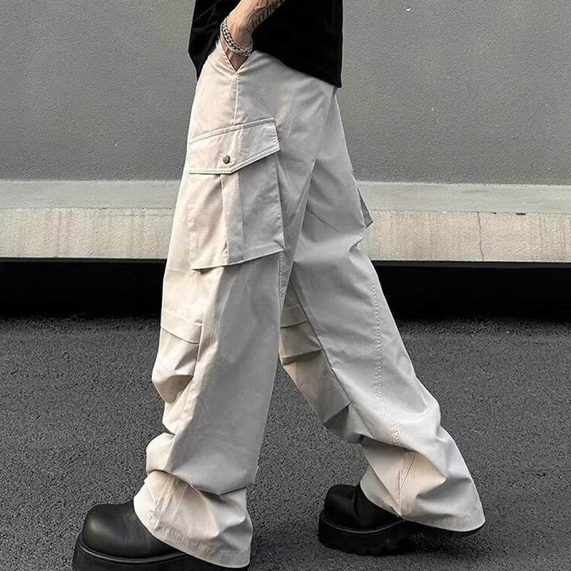 Sopula Men's American Retro Multi-Pocket Paratrooper Cargo Pants Product Image